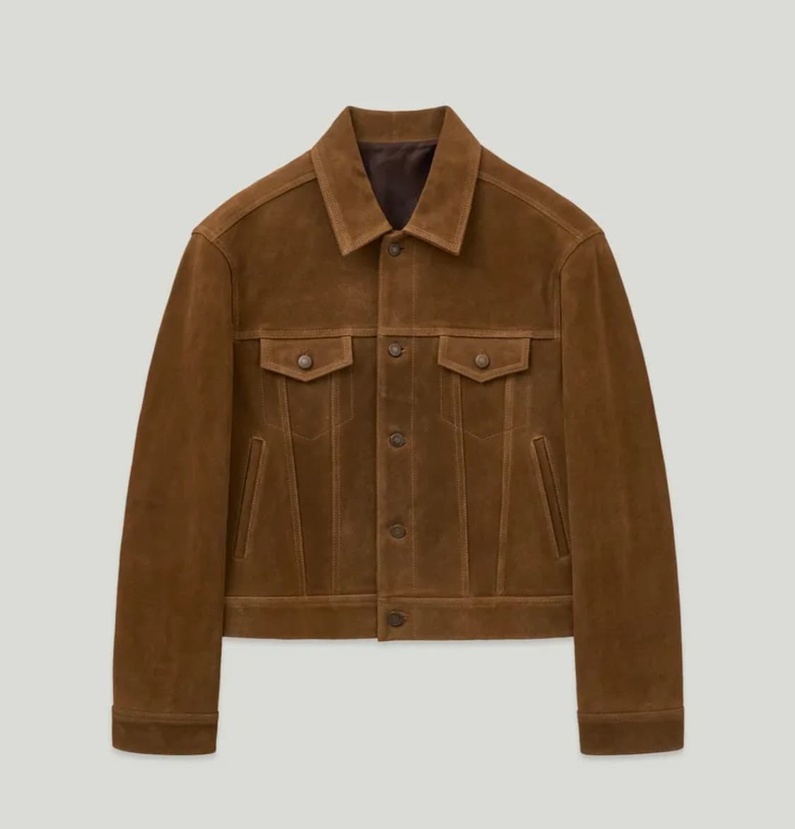 새상품) 엘무드 카우 스웨이드 트러커 48 상품이미지2