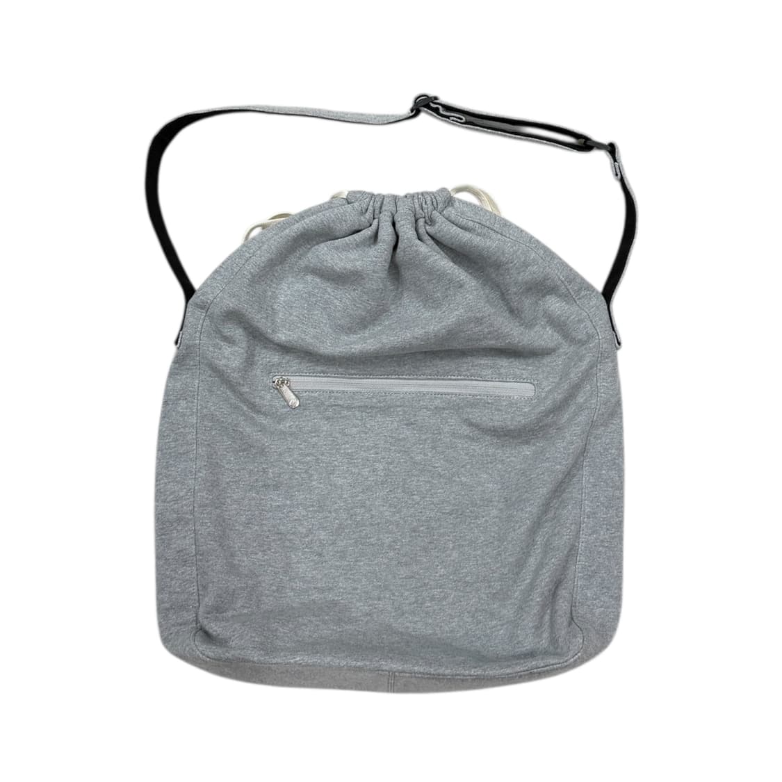 EMIS 이미스 저지 폴딩 드로우 스트링 크로스백 가방 그레이 상품이미지3