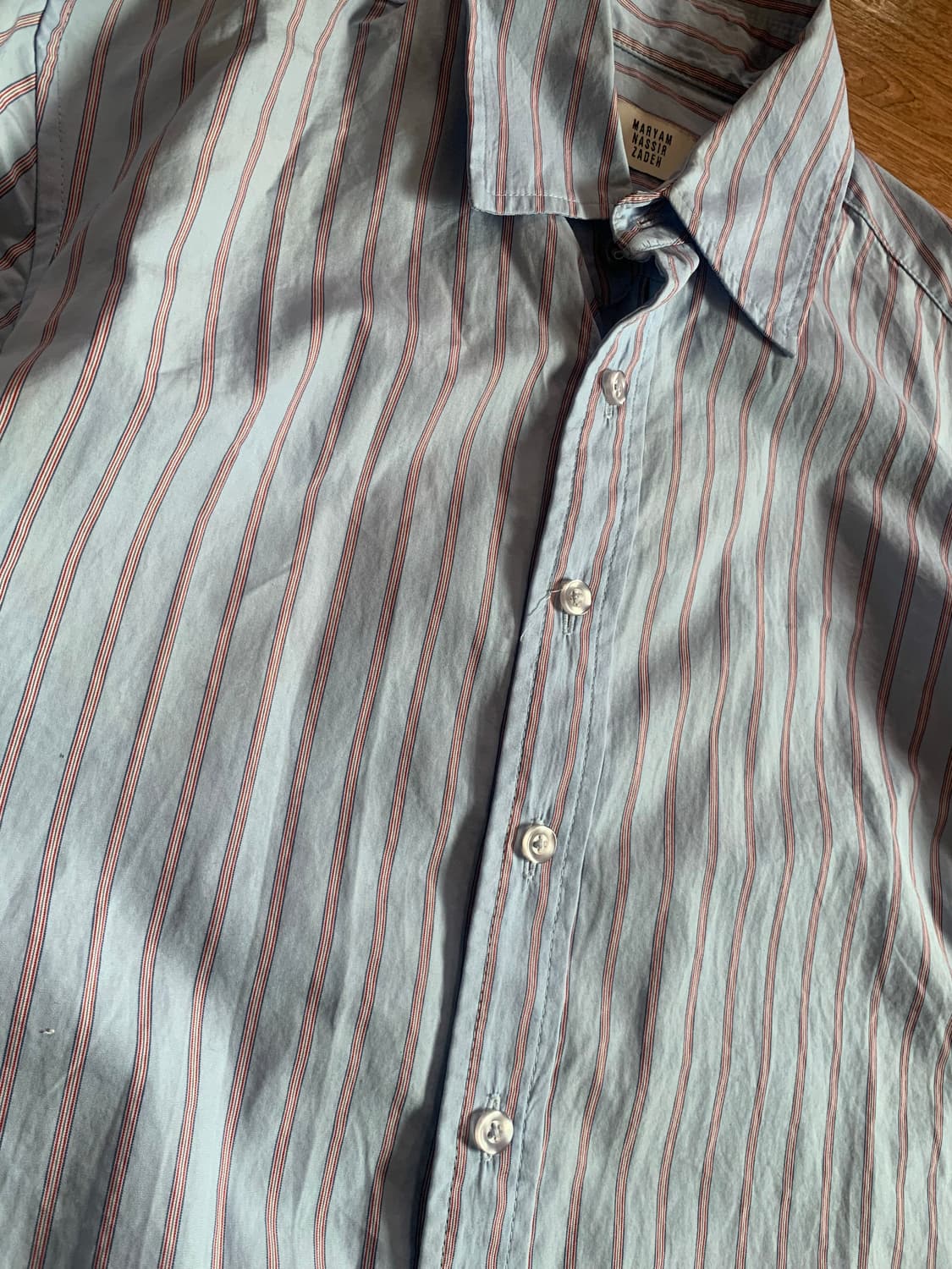 마리암나시르자데 스트라이프 셔츠 상품이미지3