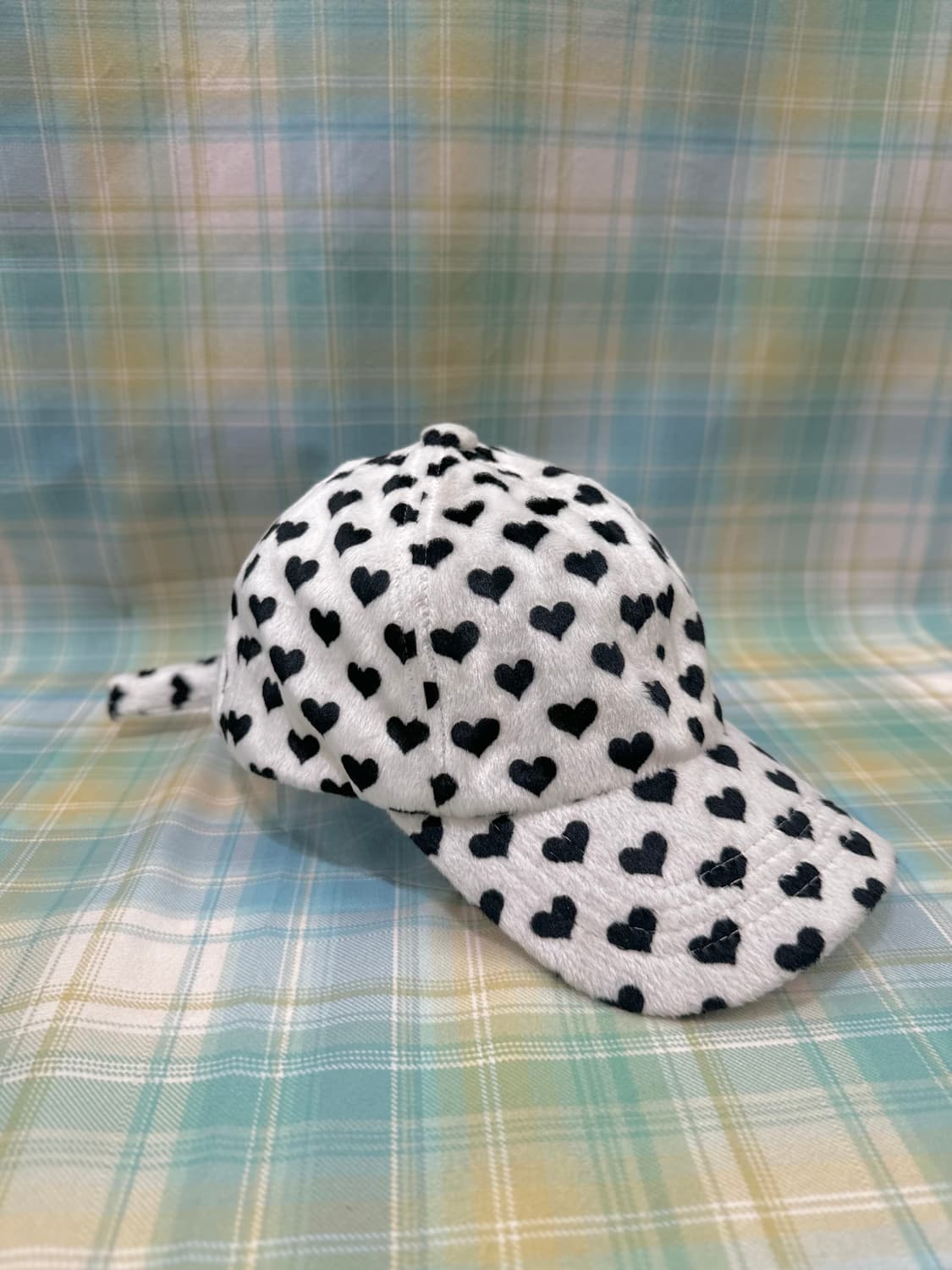 Heart velvet ball cap 상품이미지2