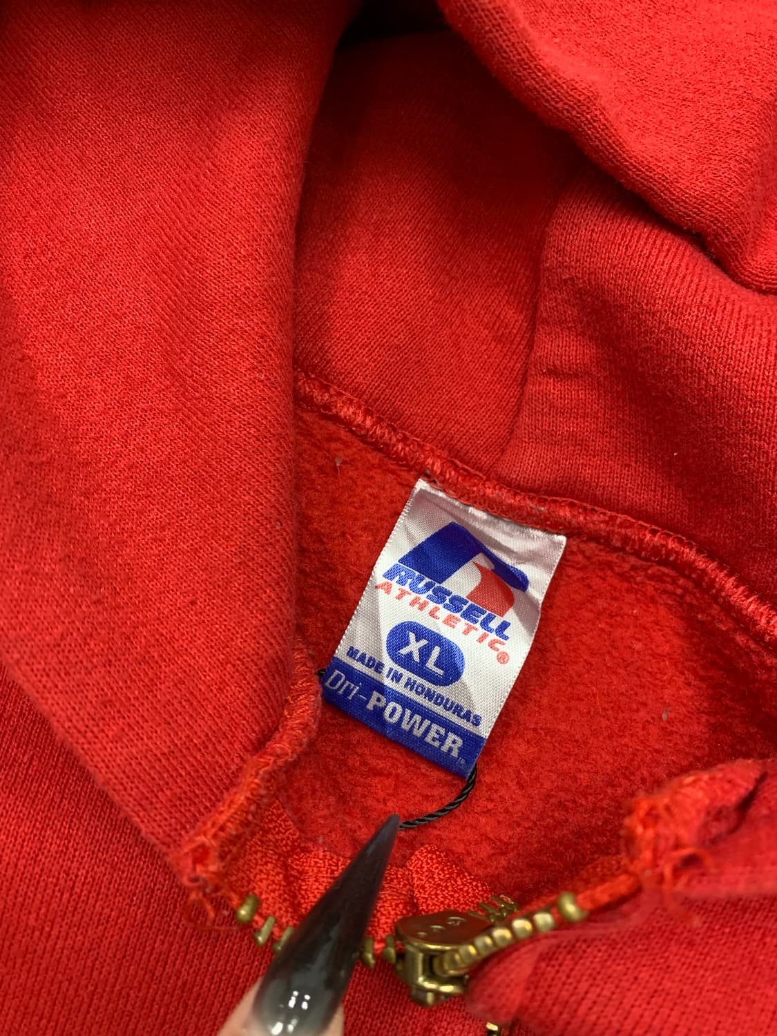 Rusell  레드 후드집업 #391 상품이미지4