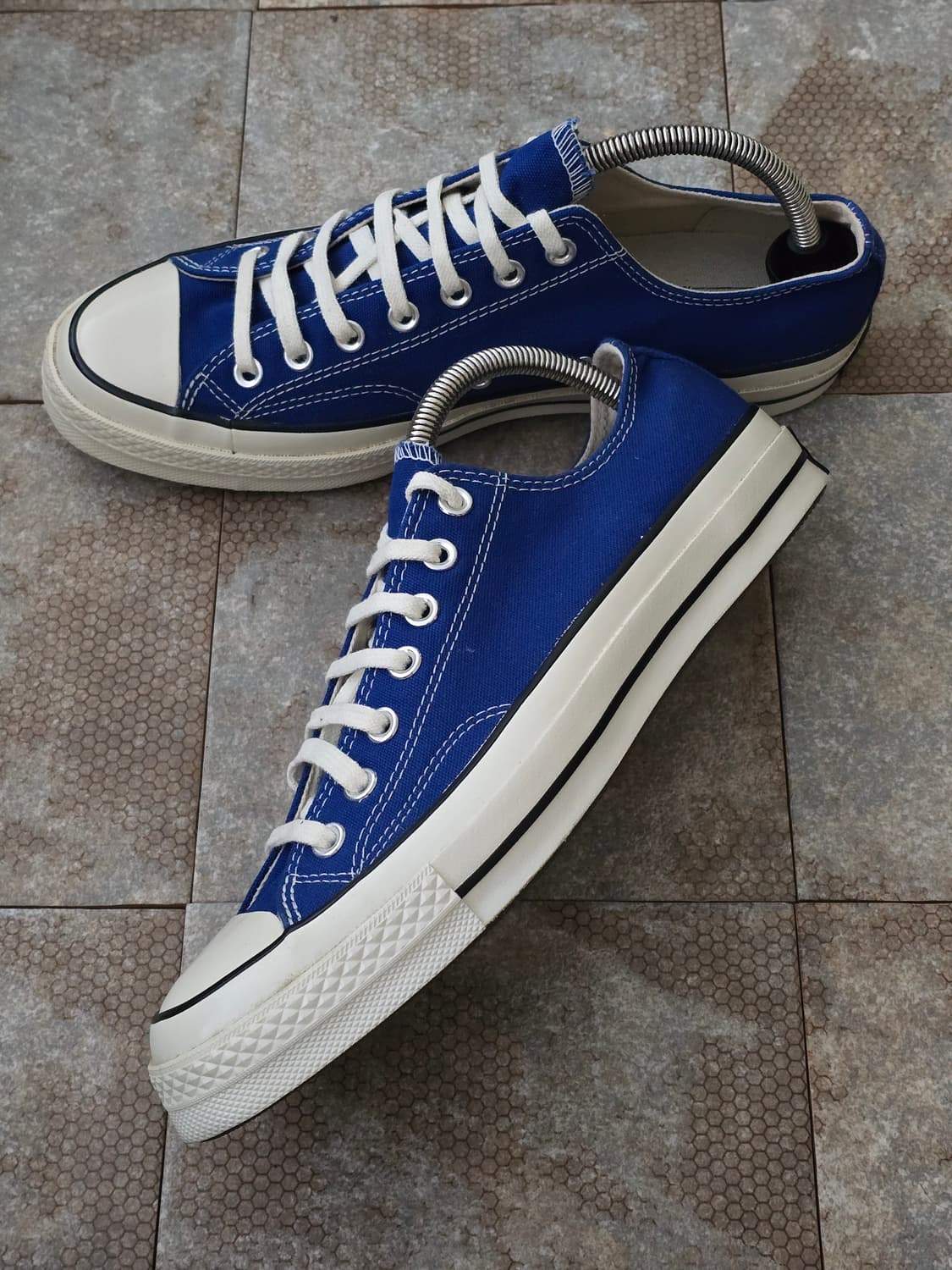 (280)컨버스 척 70 로우 빈티지 캔버스 러쉬 블루 상품이미지3