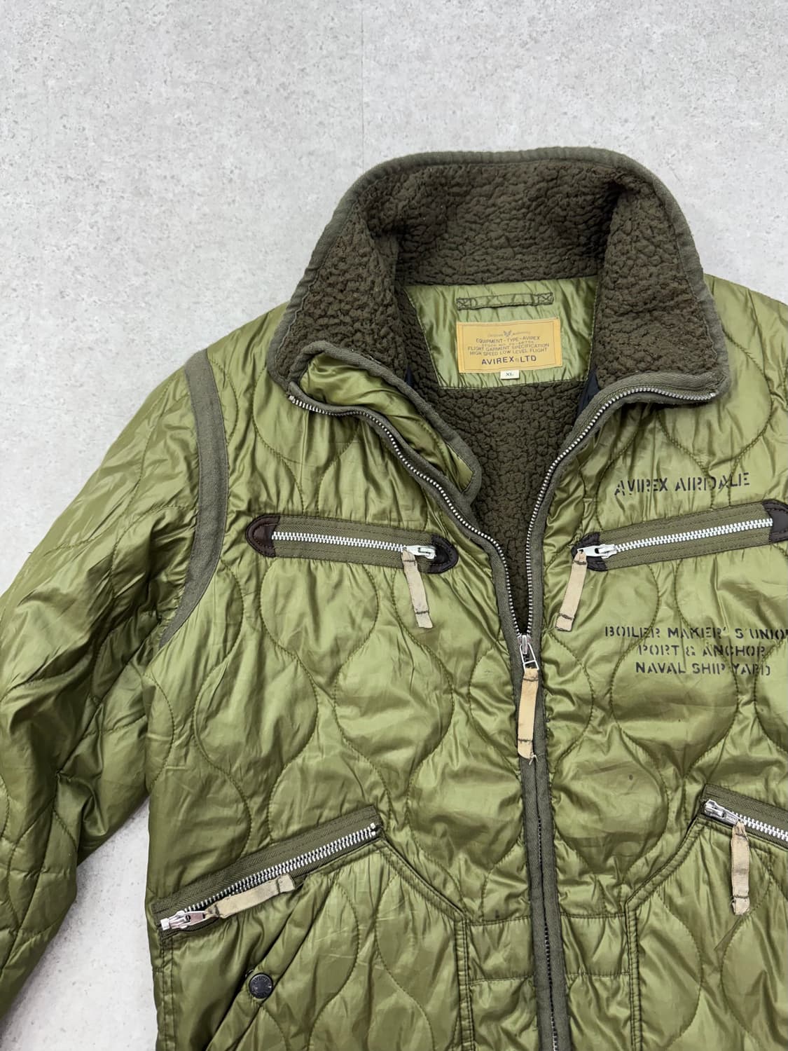 Avirex 아비렉스 라이닝 쉐르파자켓 상품이미지2