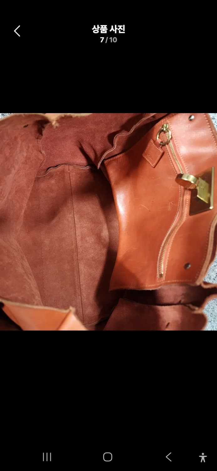 끌로에 레드 빅 토트백 상품이미지7