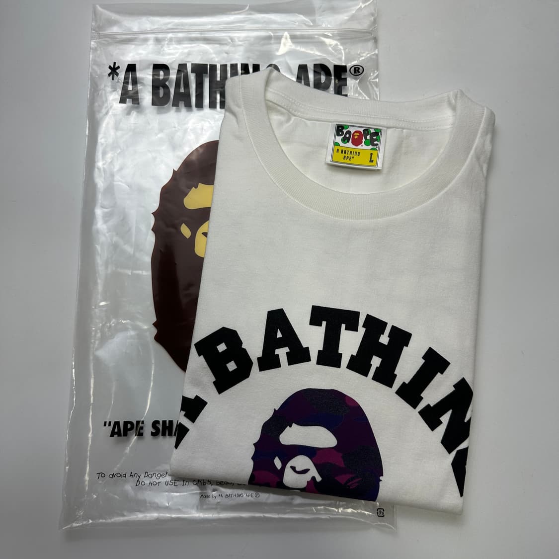 BAPE COLOR CAMO COLLEGE TEE 베이프 티셔츠 상품이미지2