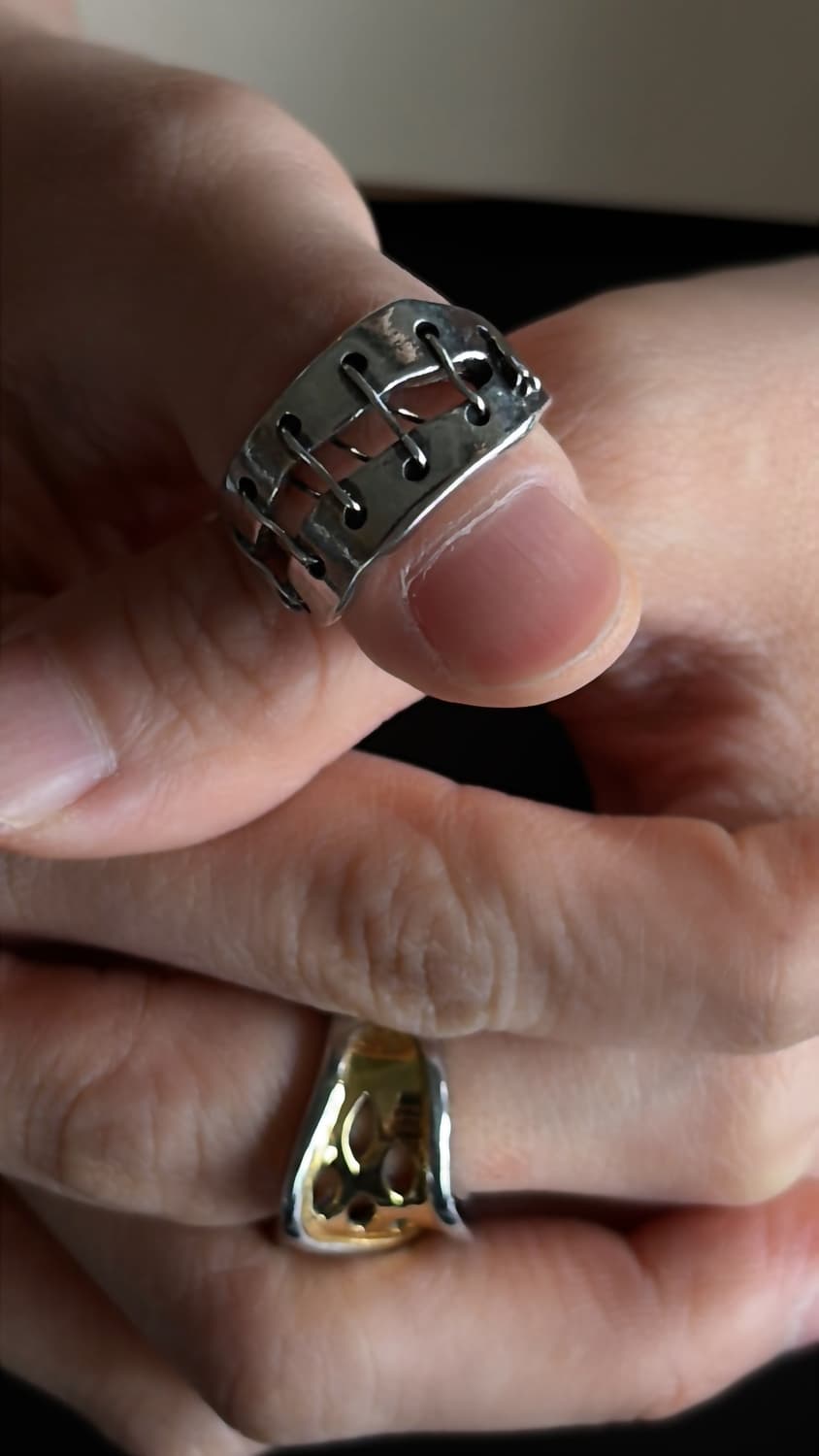 stitch wide ring 상품이미지2