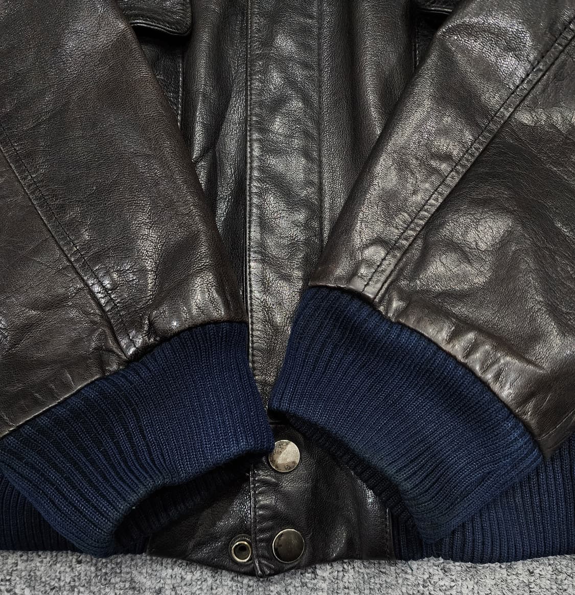로빈슨 빈티지 A-2 플라이트 레더자켓 가죽자켓 L 상품이미지7