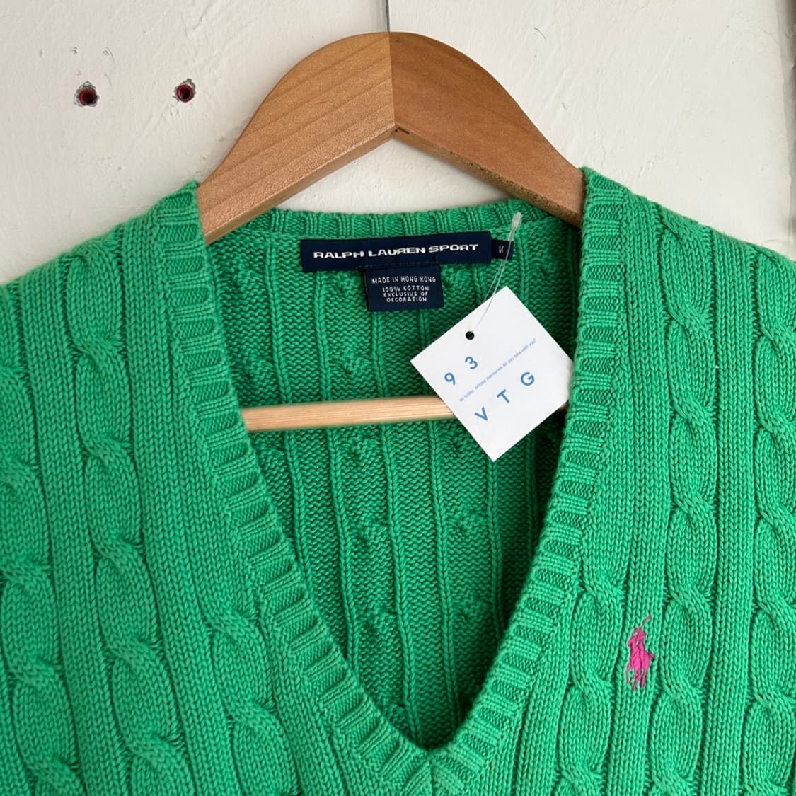 15467 - 폴로 랄프로렌 케이블 브이넥 니트 상품이미지3