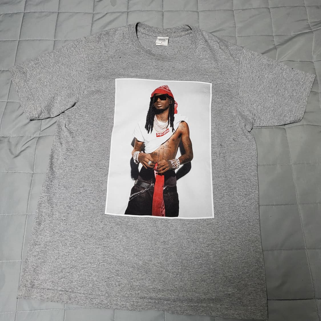 슈프림 플레이보이 카티 티셔츠 헤더 그레이 - 25FW (급처) 상품이미지1