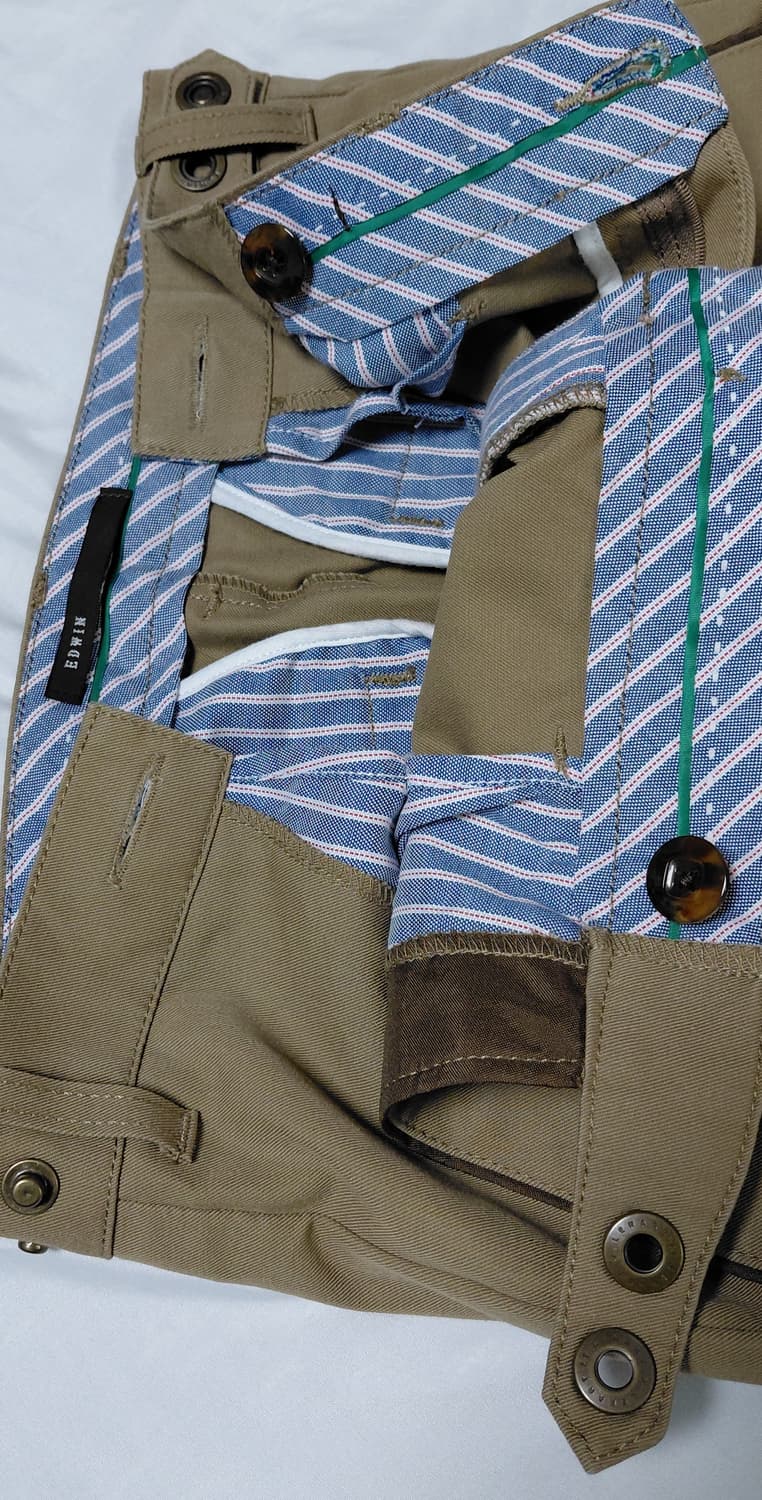 [EDWIN] 에드윈 K503 클래식 치노 팬츠 (29사이즈/카키) 상품이미지8