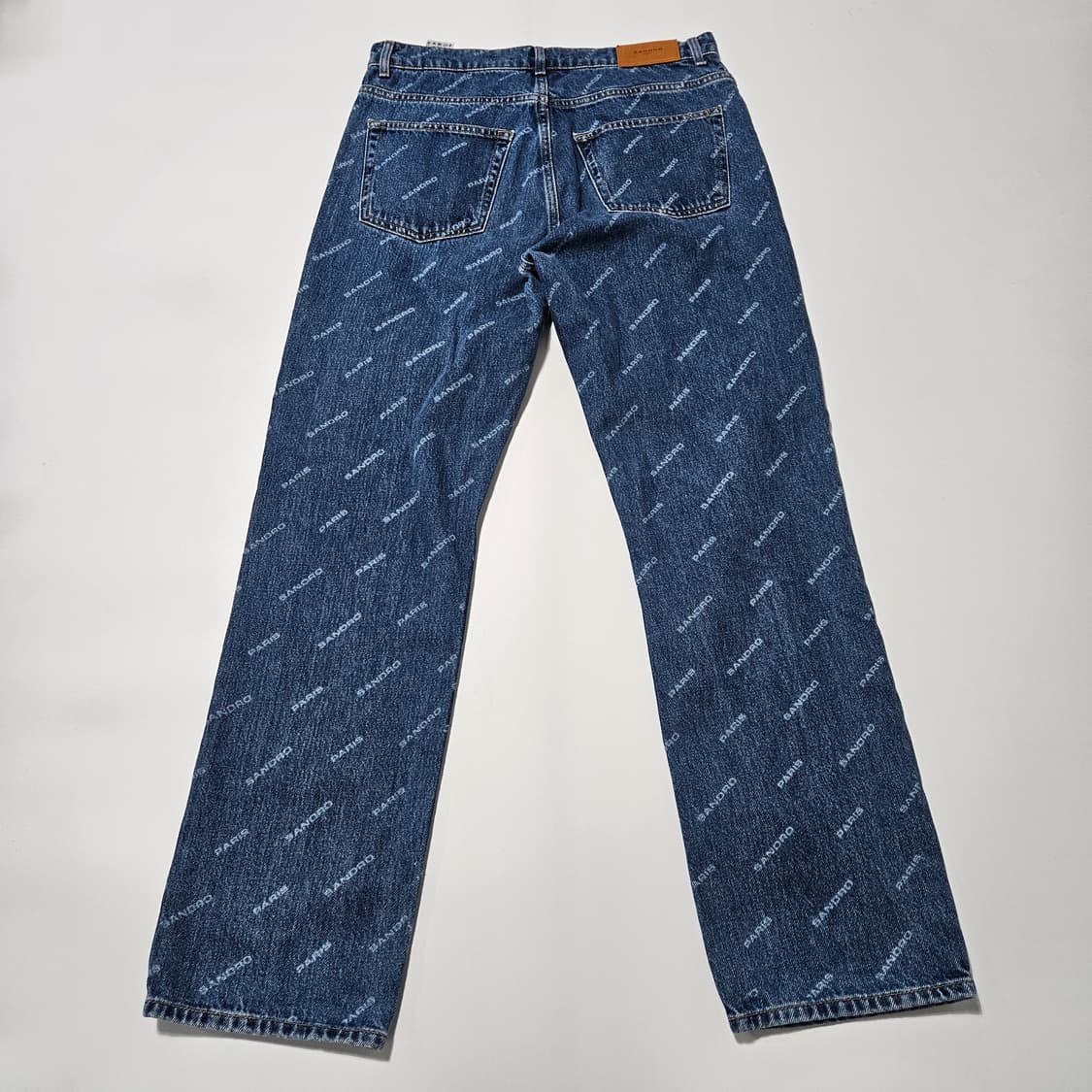 산드로 로고 데님 팬츠[32~33] 상품이미지4