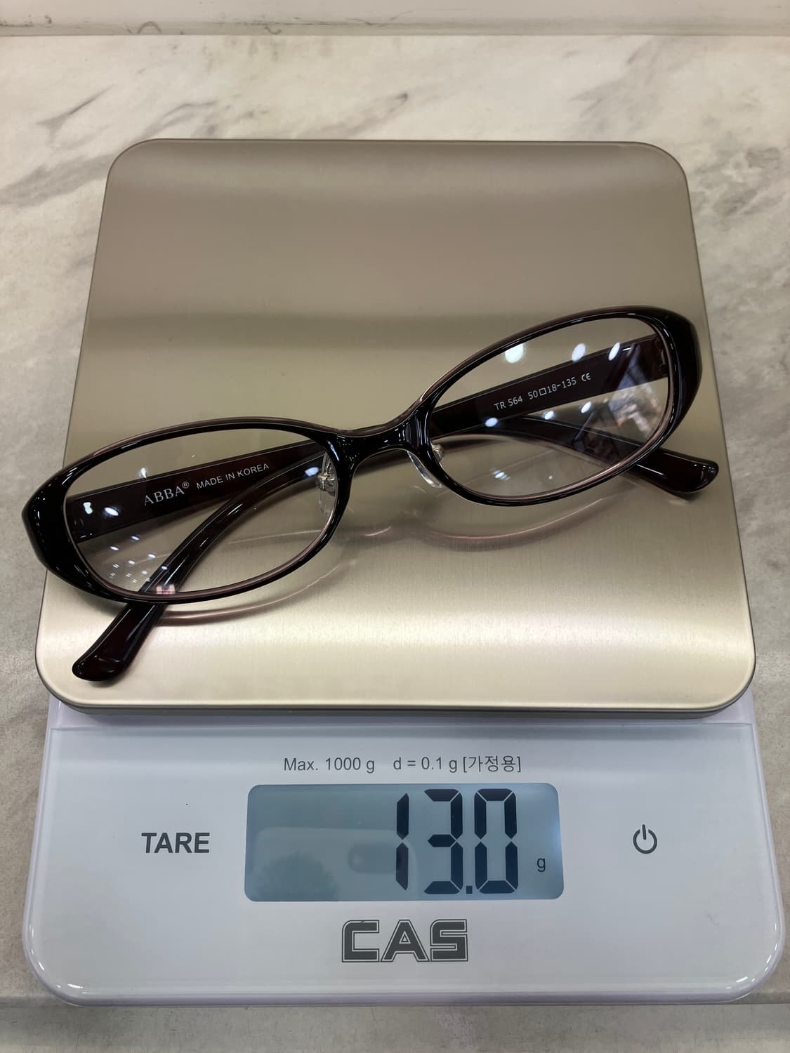 B70 AB2TR 딥브라운 오벌 슬림 뿔테 안경564 상품이미지8