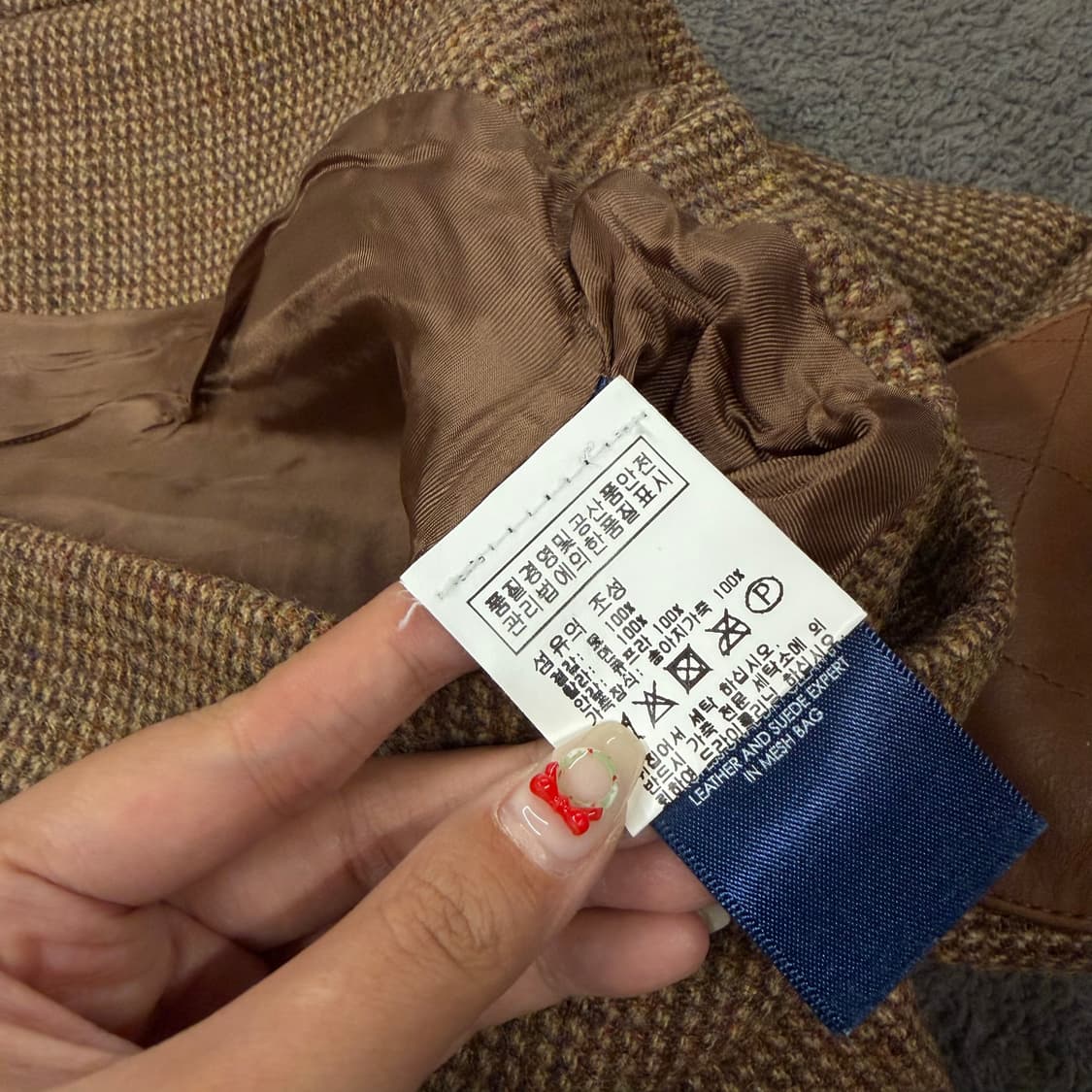 [ 정품/S ] 폴로랄프로렌 카프스킨 울 자켓 상품이미지6