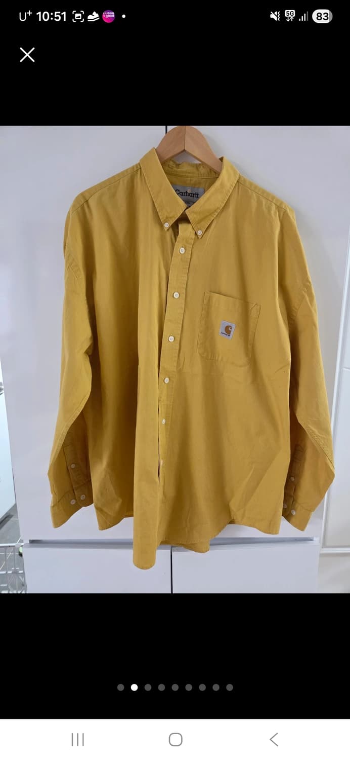 칼하트 머스타드 셔츠 115정도 상품이미지2