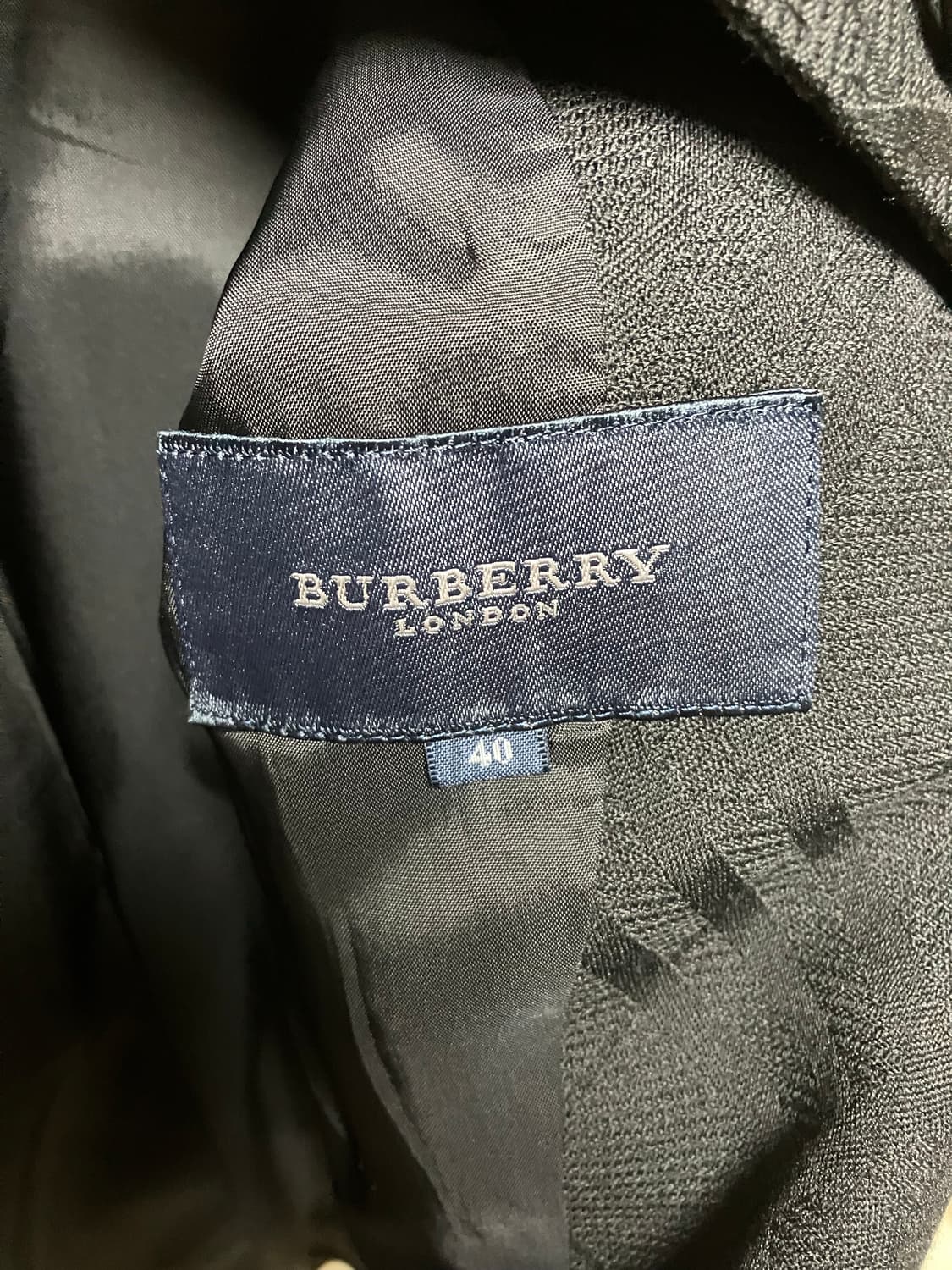 버버리 블랙 체크 자켓 상품이미지5