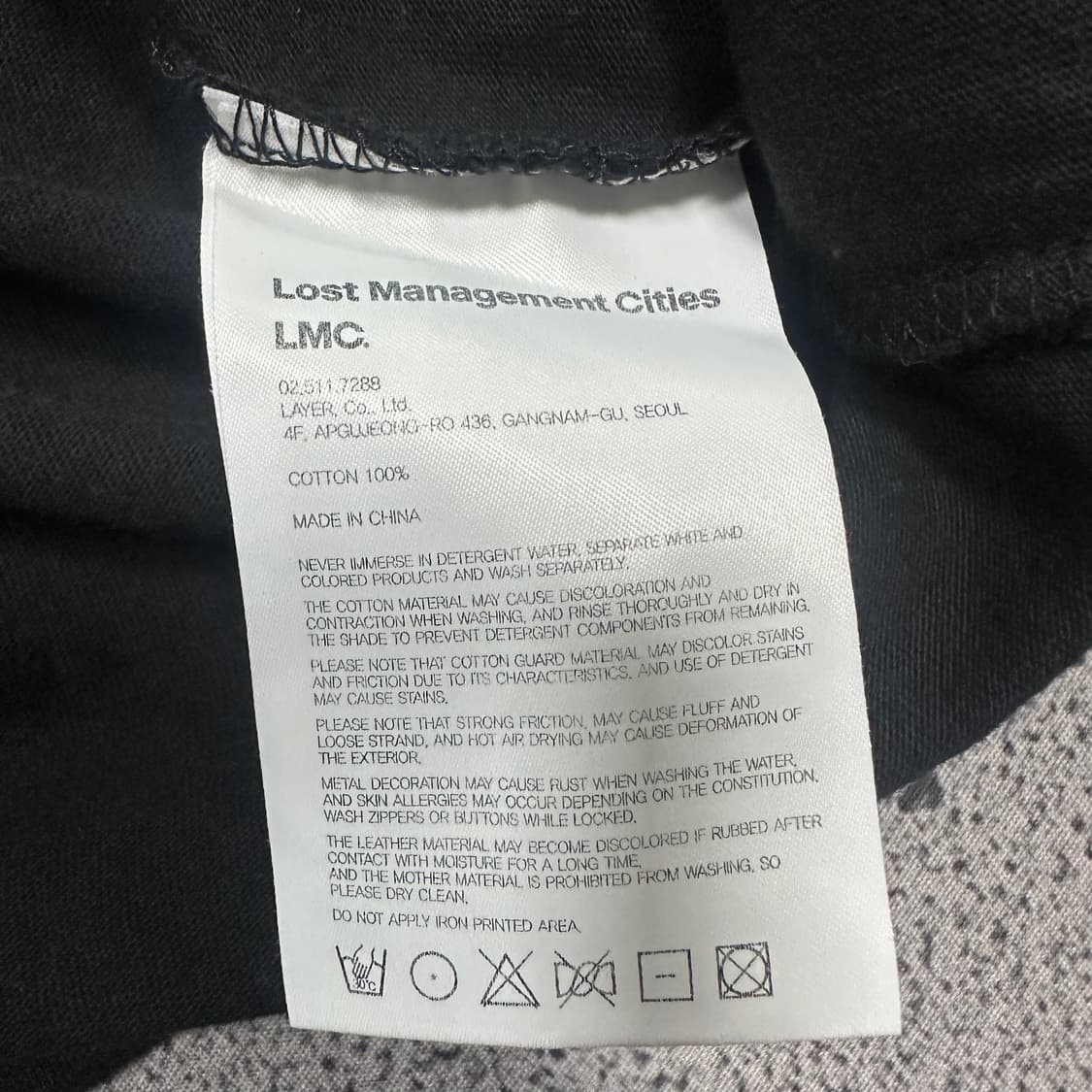 ✨ (바배) LMC 엘엠씨 블랙 롱슬리브 상품이미지4