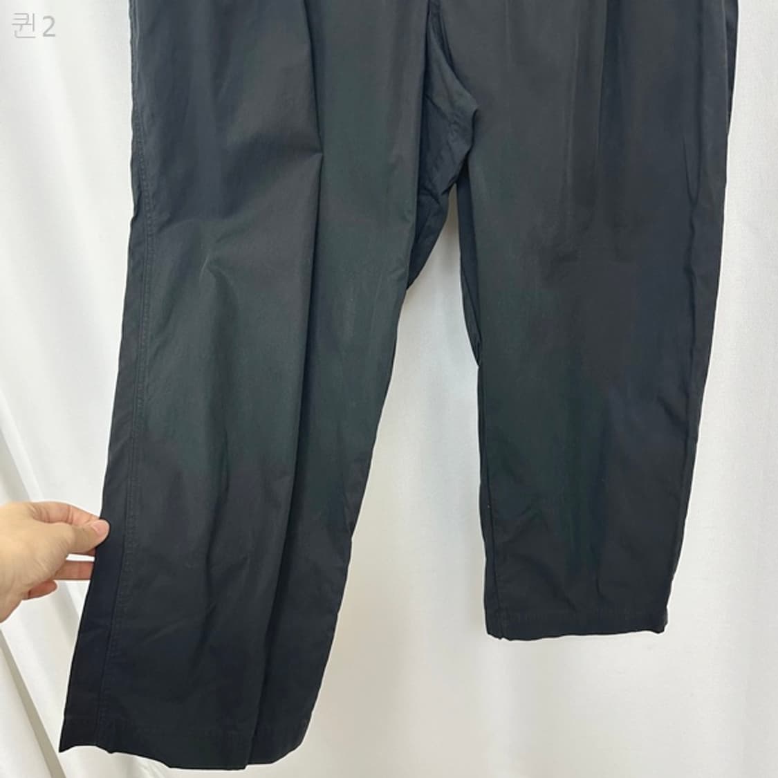 COS  코스 남자 밴딩 통넓은 바지 검정 L 상품이미지4