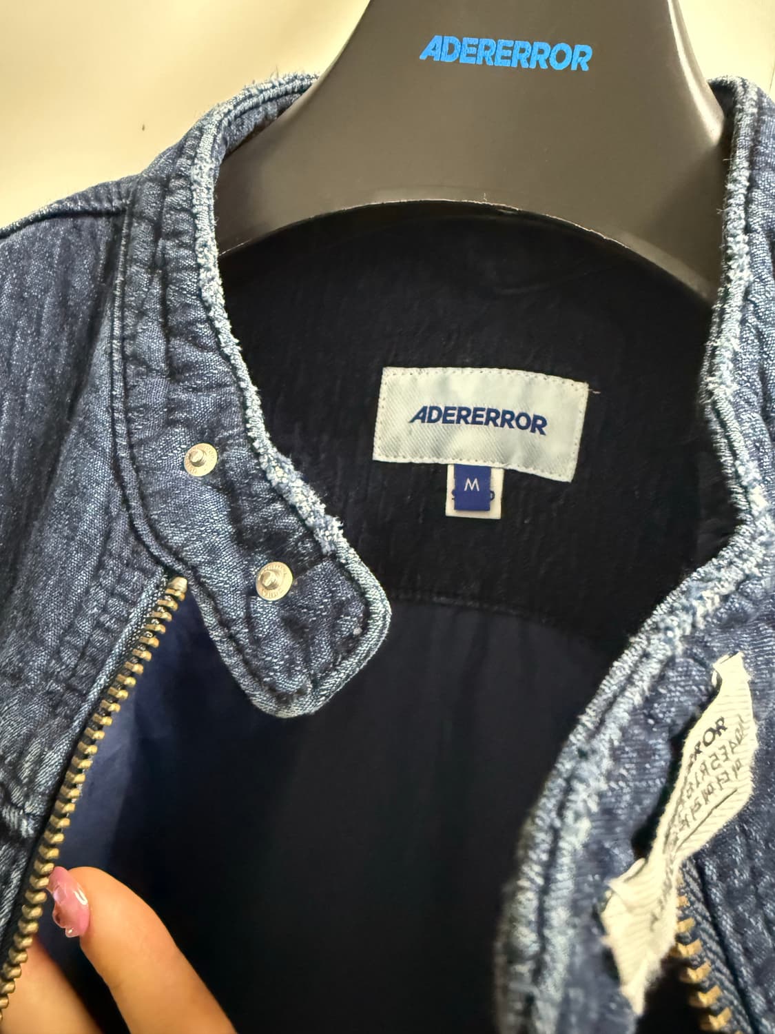 아더에러 펠터 자켓 블루 m size 상품이미지4