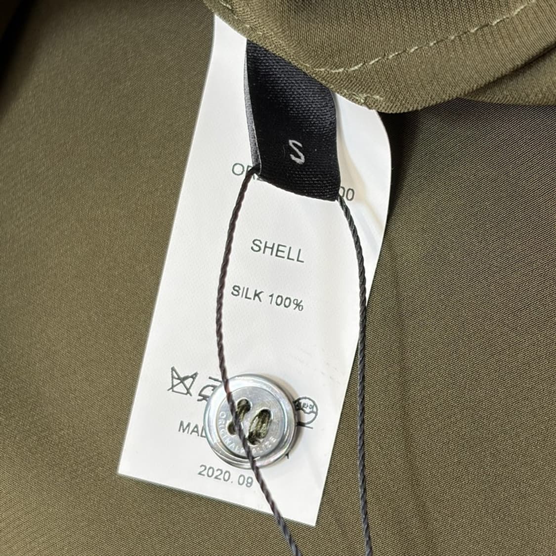 (새상품) ORR 100% 실크 새틴 블라우스 S 상품이미지5