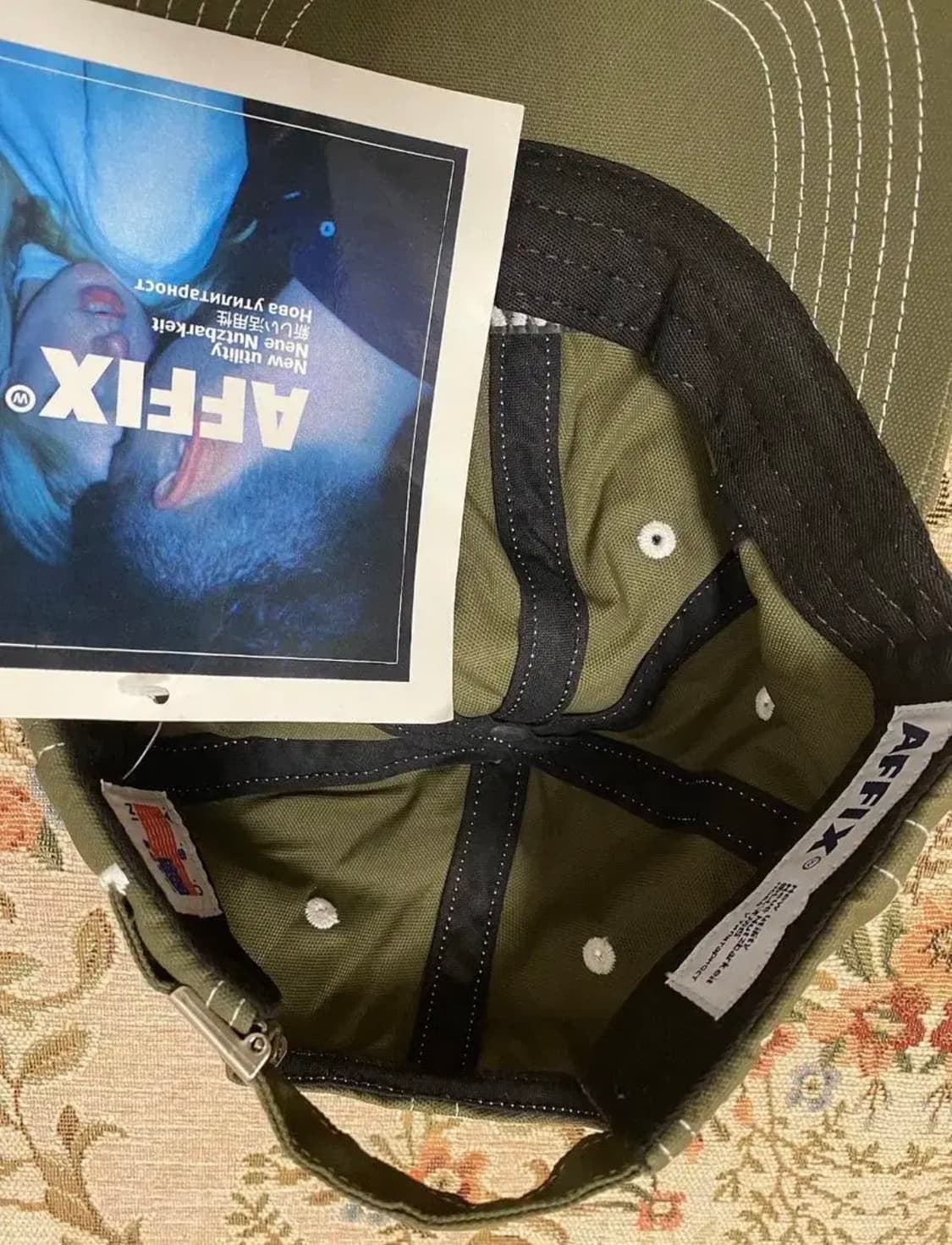 [OS] Affix 어픽스 Affxwrk 카키 캡 모자 상품이미지6