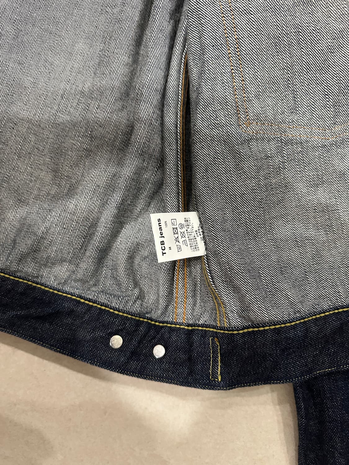 [48] Tcb Jeans 50‘s 원워시 2세대 데님자켓 상품이미지7