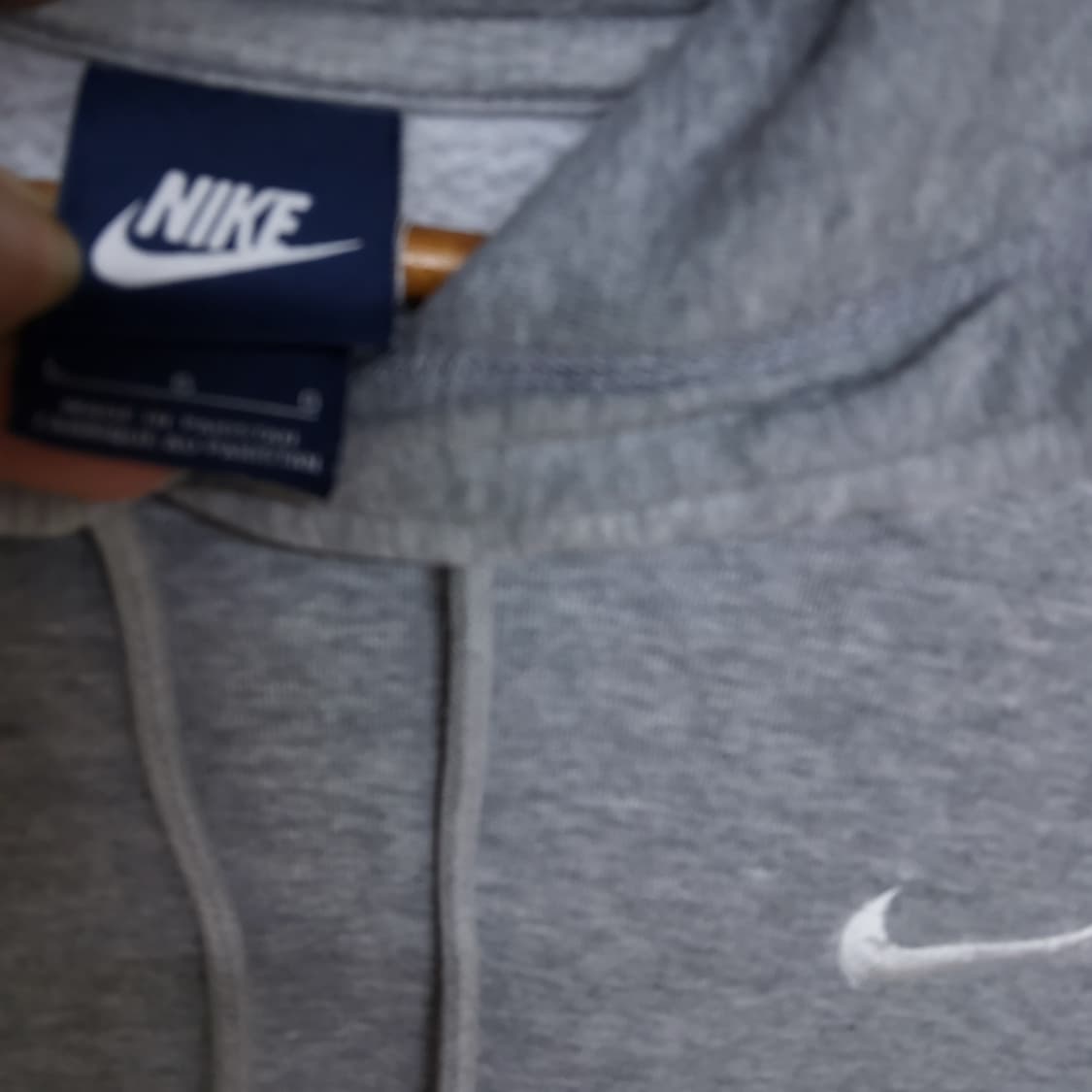 나이키 스우시 기모 후두 긴팔 티 남자 겨울 100 105 상품이미지2