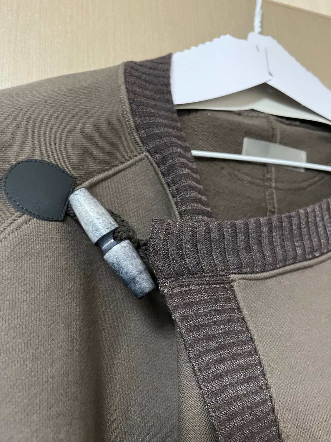 산산기어 랩핑 자켓 브라운 상품이미지3