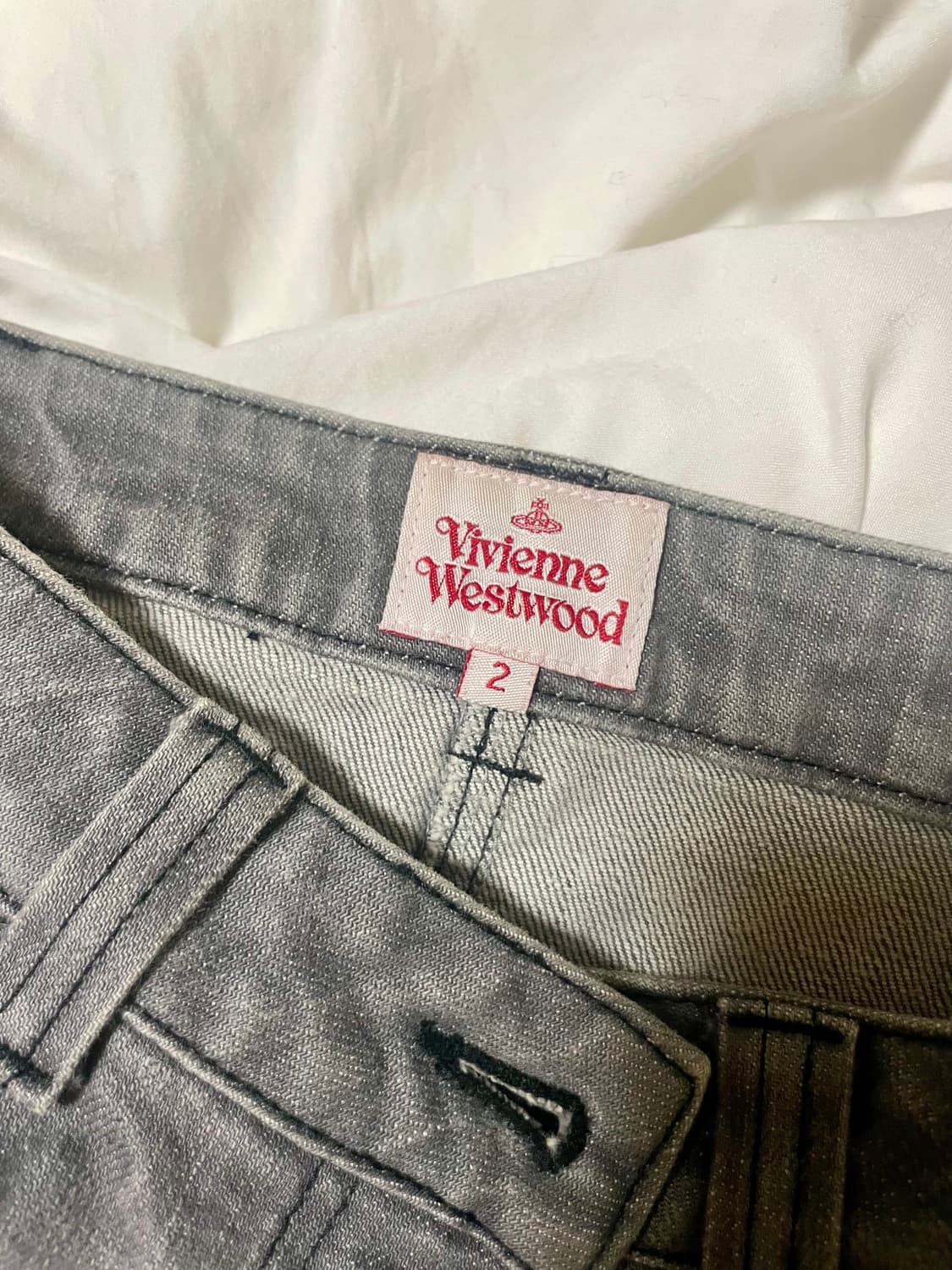 비비안웨스트우스 흑청 스커트 치마 레드라벨 상품이미지2