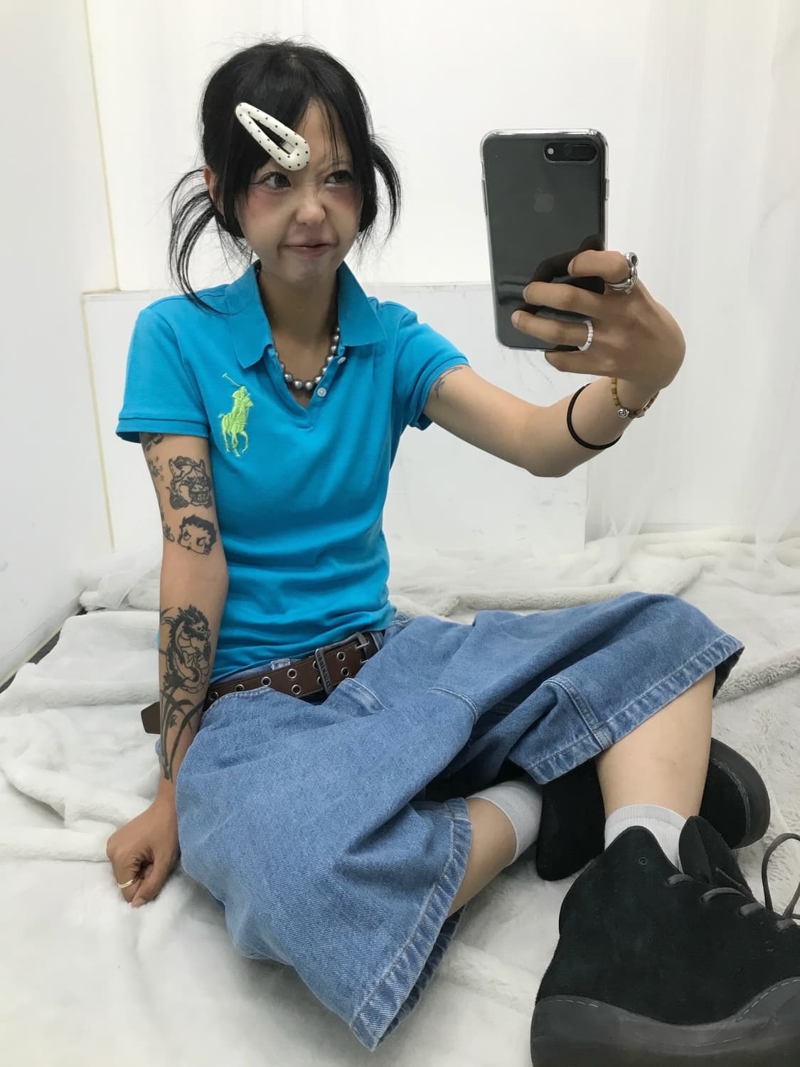 Polo Big Pony “Mint" PK T-shirt 상품이미지5