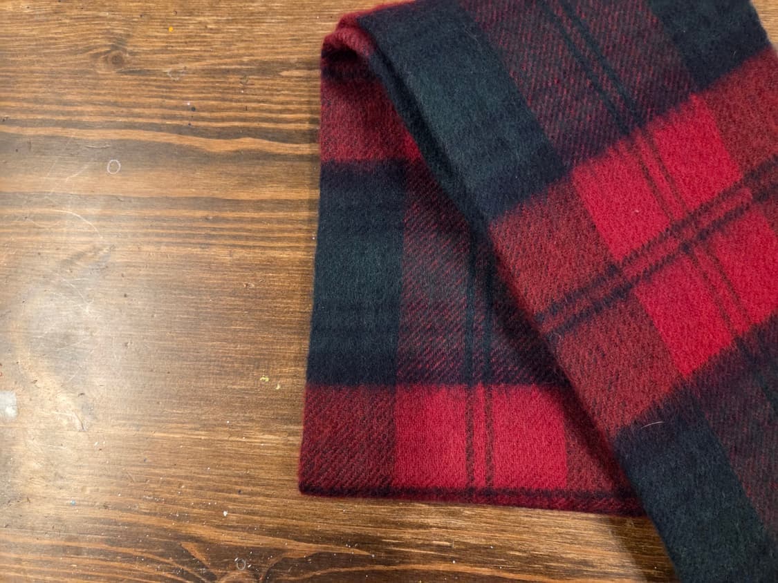 까르벵 타탄체크 머플러 상품이미지2