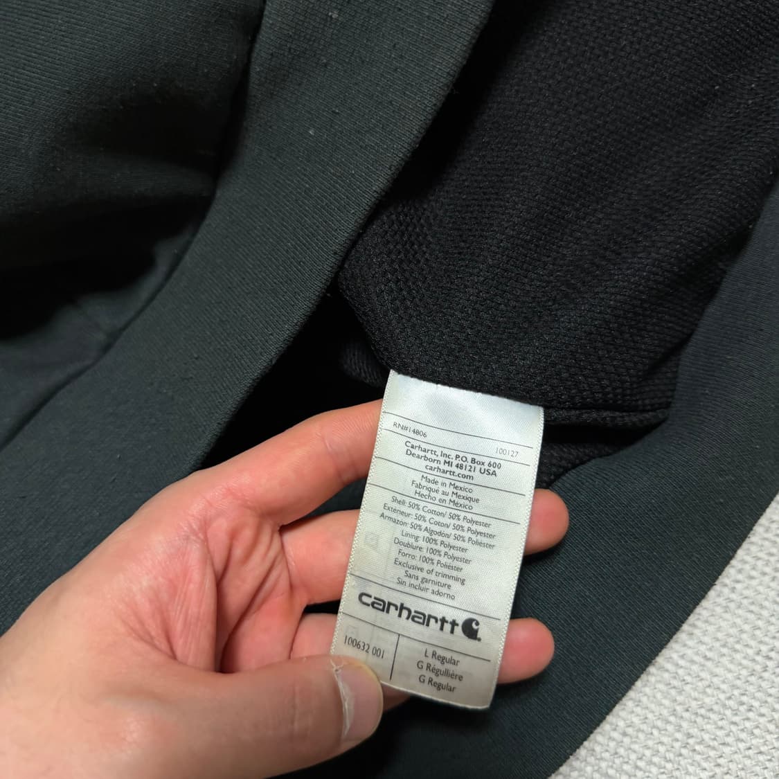 칼하트 써멀 후드집업 상품이미지3