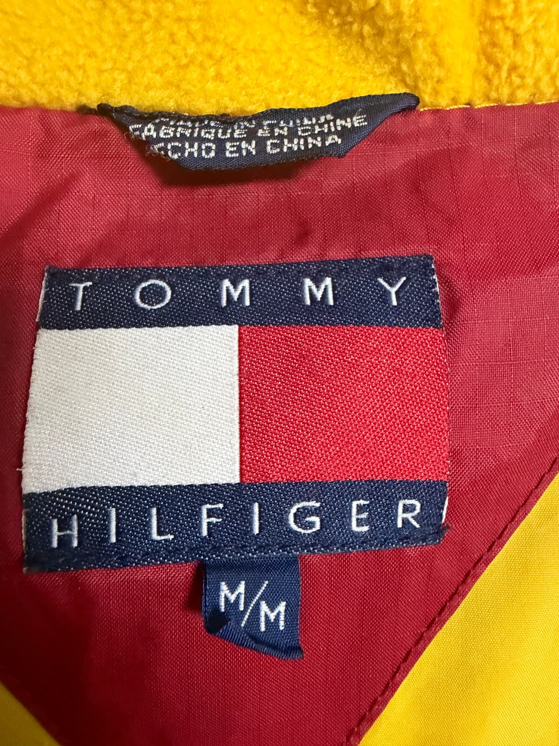 타미 힐피거 컬러블록 후드 다운 패딩 자켓 상품이미지3