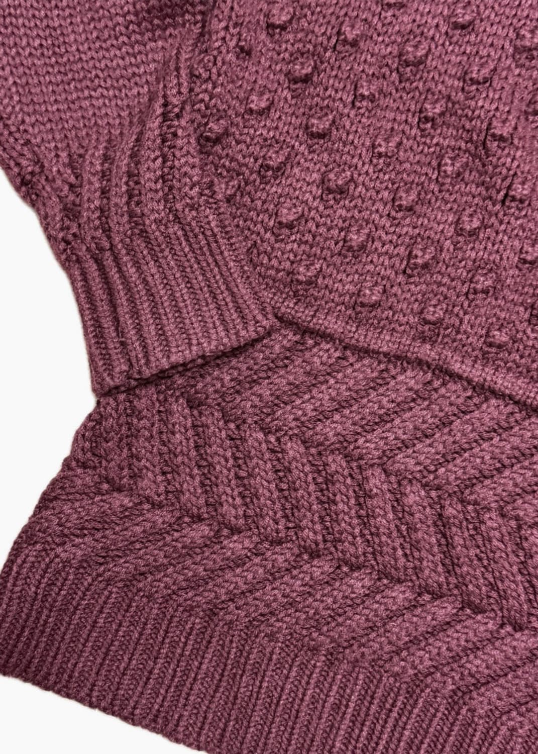 하레 버건디 니트 상품이미지6