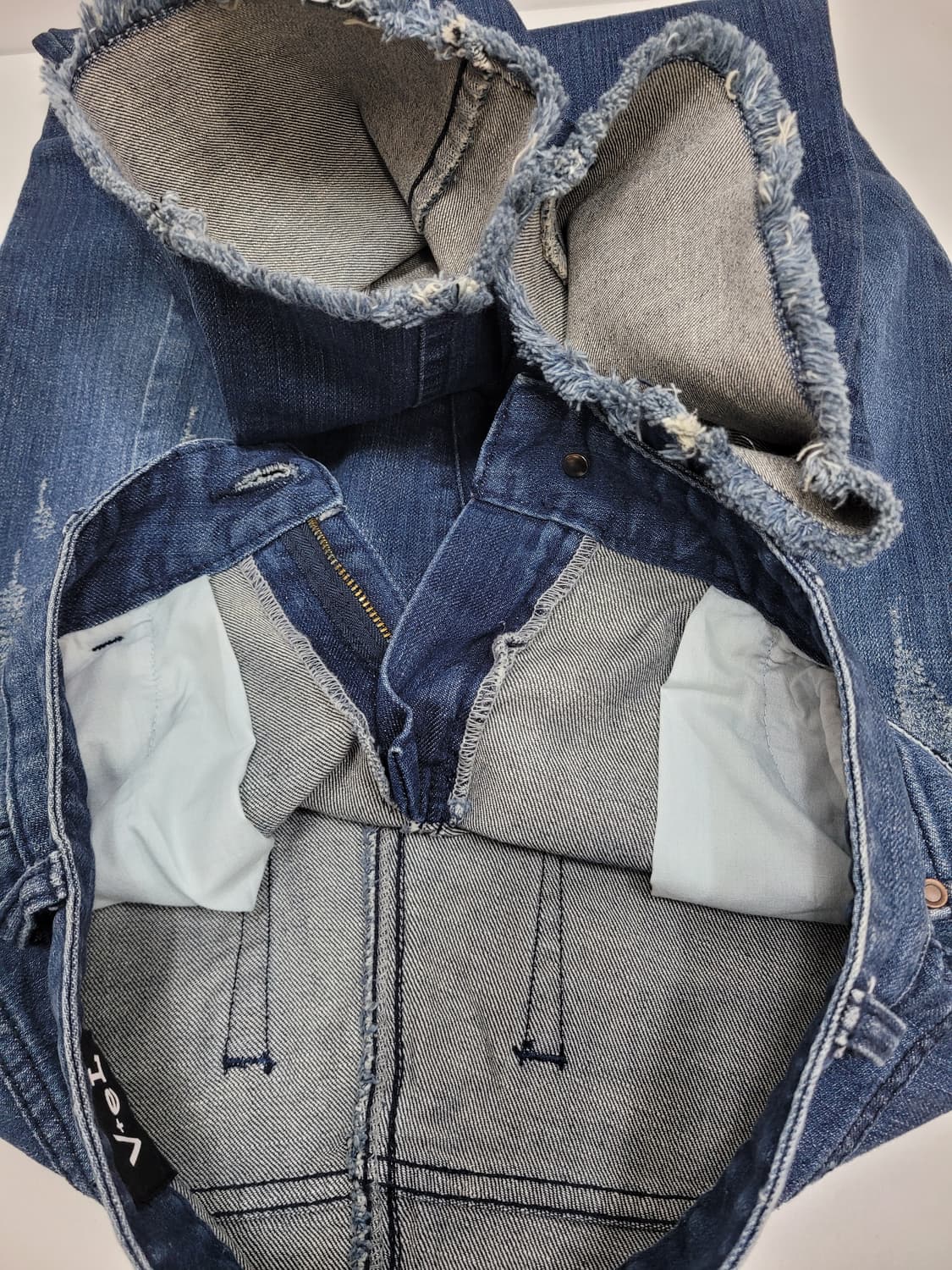 보브 V+eL 아티스트 레트링 컷팅 청바지 / 여 55 (64-94)  상품이미지7