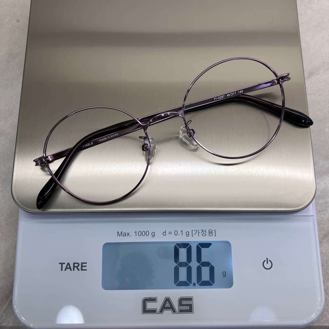 C50 PBL 라일락 라운드 역산각 메탈테 안경(Kids) 상품이미지8