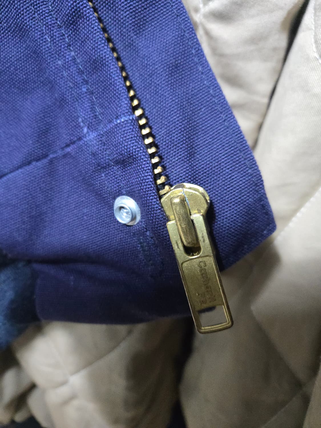 빅사이즈) 칼하트 USA fr 방염 & 안감 퀼팅 후드 자켓 3XL 상품이미지5