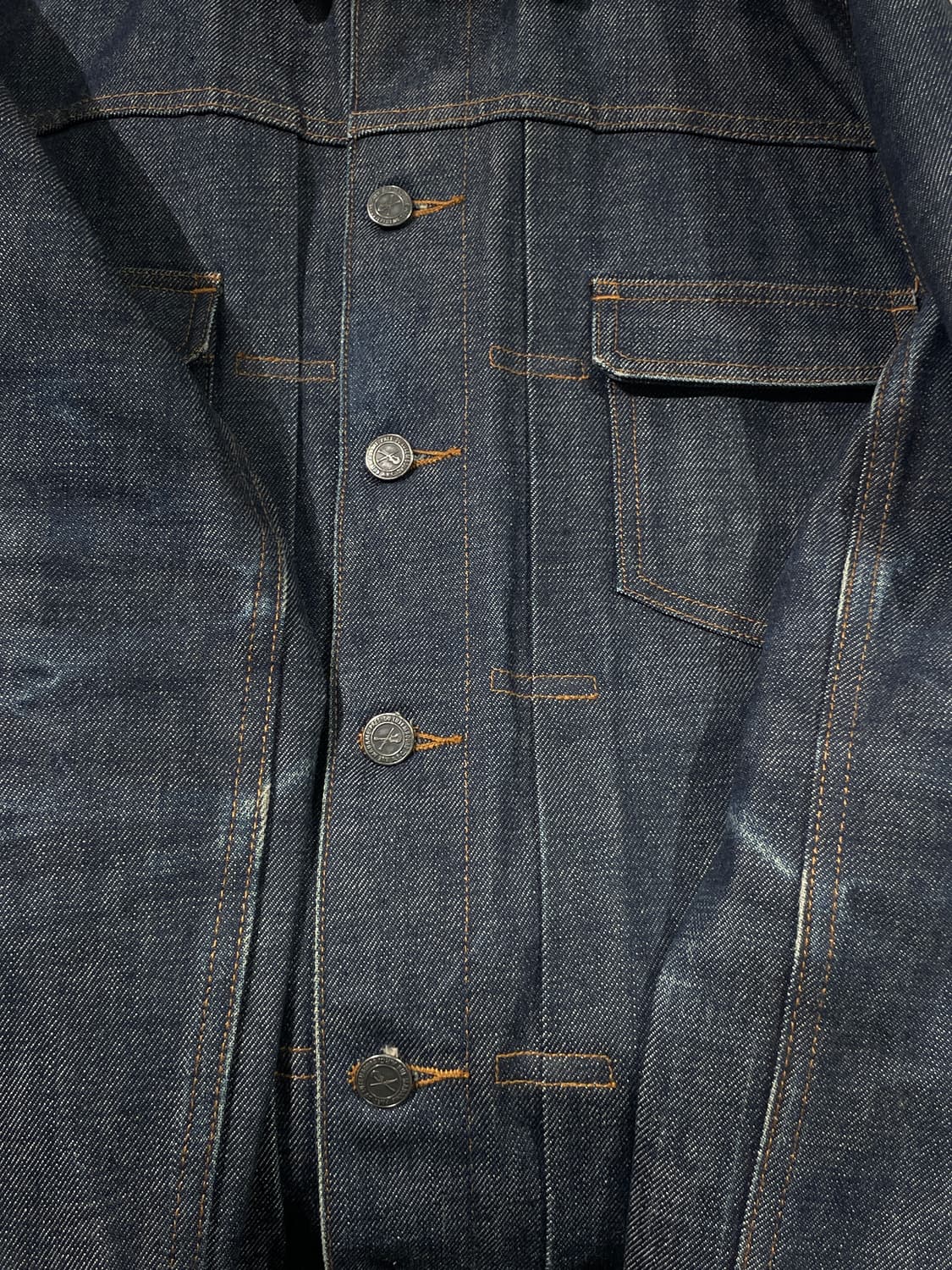 아페쎄 진청 생지 데님 자켓 상품이미지10