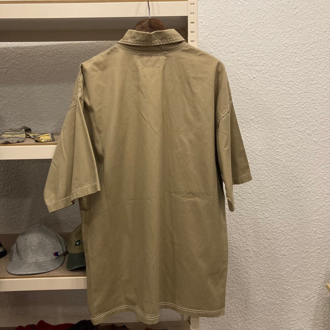 미국 빈티지 USA 하프 집업 셔츠 반팔 집업 상품이미지2