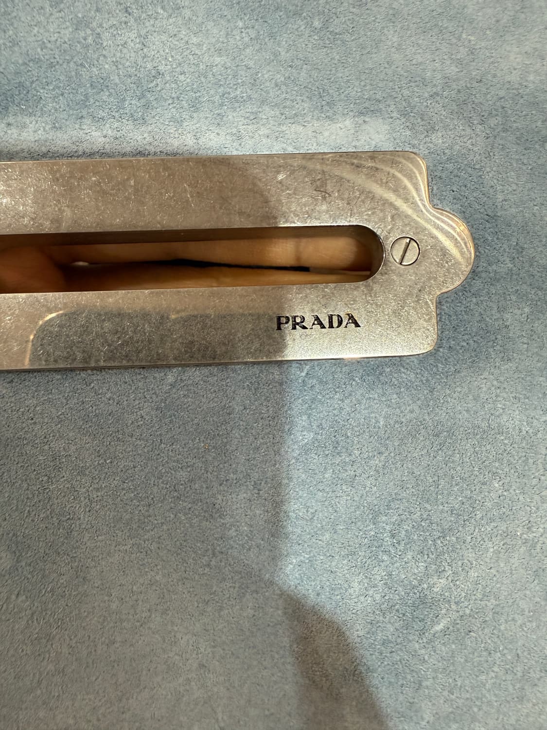 프라다 정품 카이에 블랙 가죽 숄더백 상품이미지7