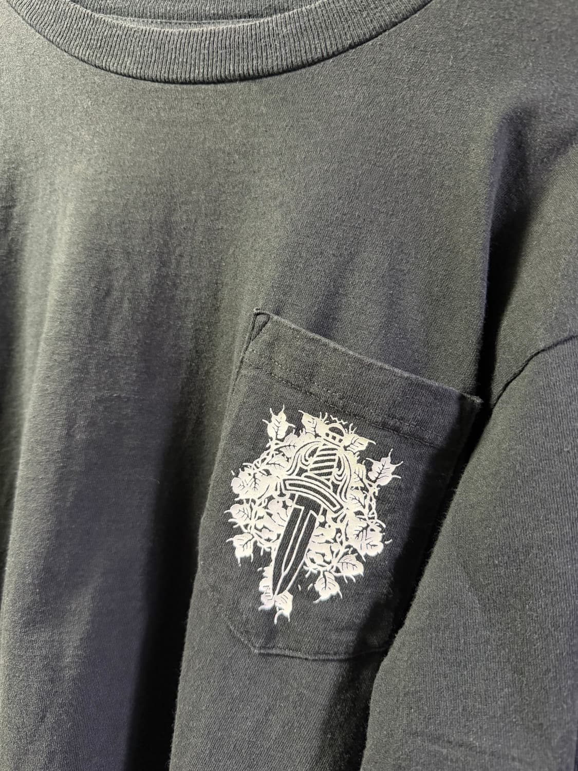 90's 크롬하츠 바인대거 플로랄 롱슬리브 상품이미지2