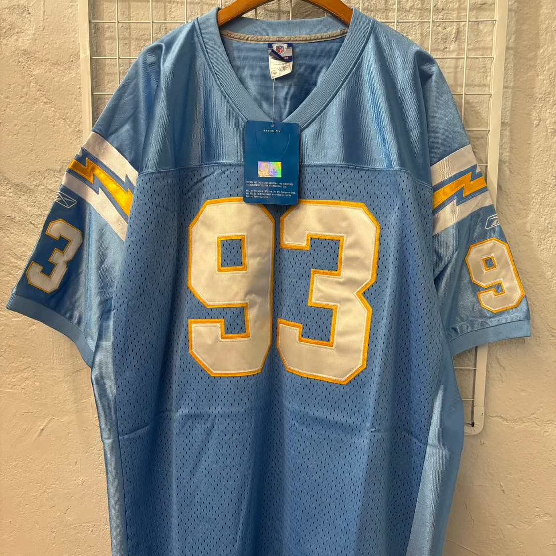NFL X 리복 LA 차저스 유니폼 져지 2XL 상품이미지3