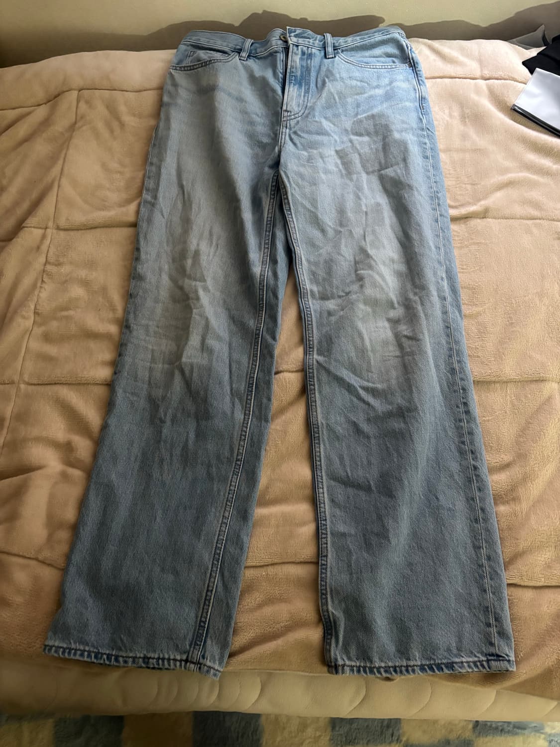 유니클로 jw앤더슨 스트레이트진 63블루 30사이즈 상품이미지1