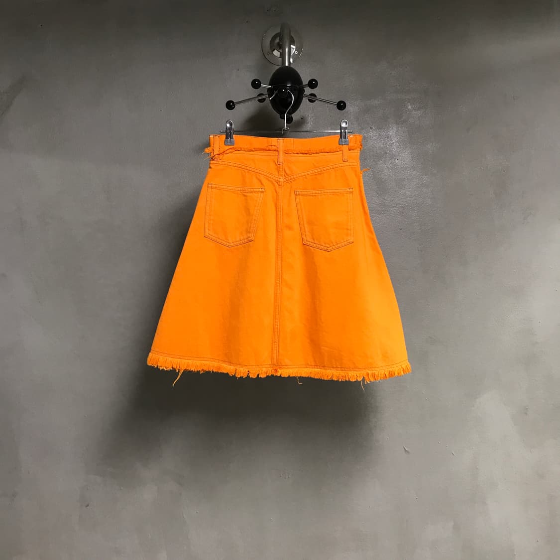 아크네 스튜디오 오렌지 데님 스커트 34(W) 상품이미지5