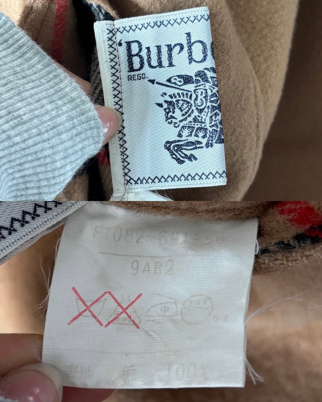 Burberry 버버리 리버시블 체크 울 코트 상품이미지9