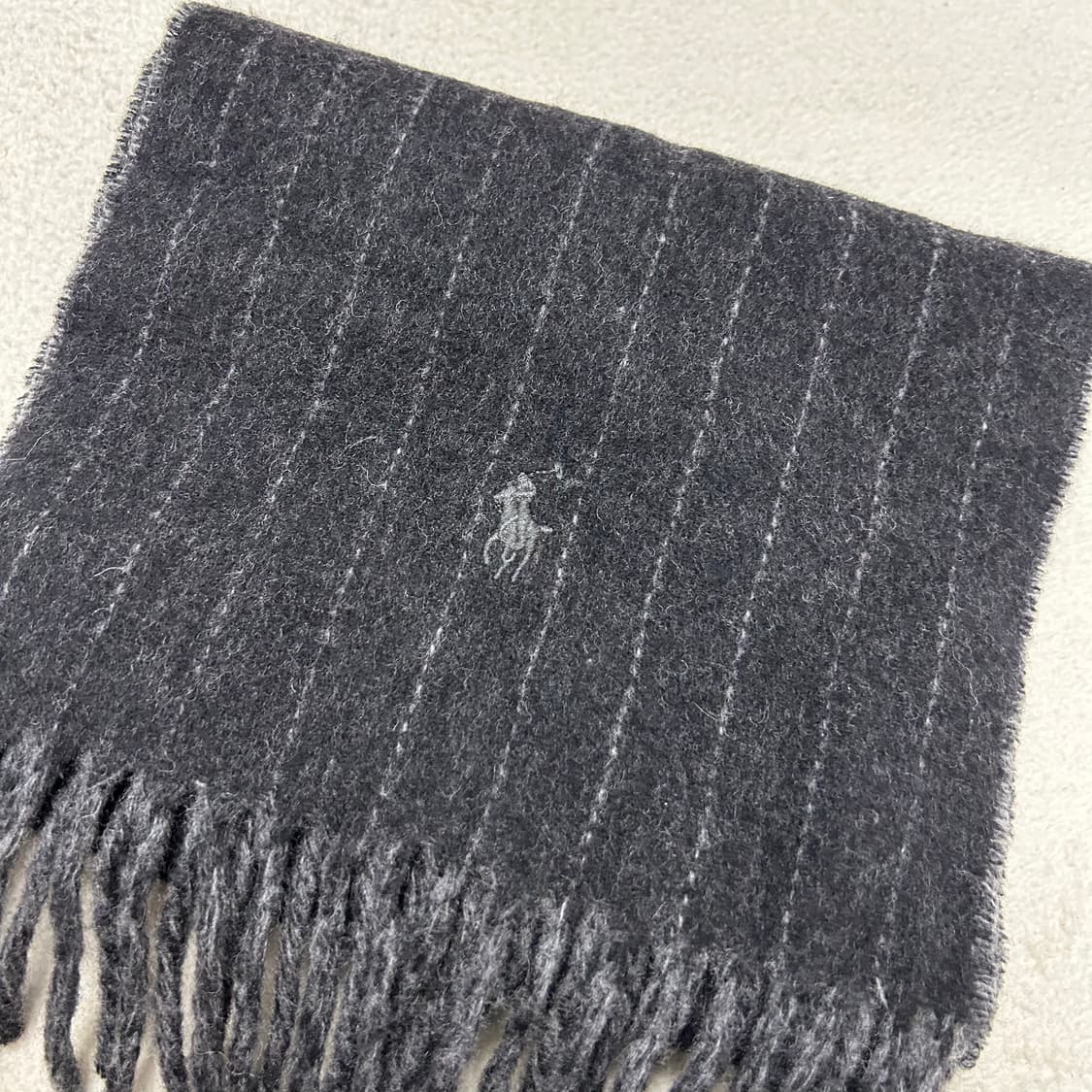 Polo Stripe Wool Muffler 상품이미지5
