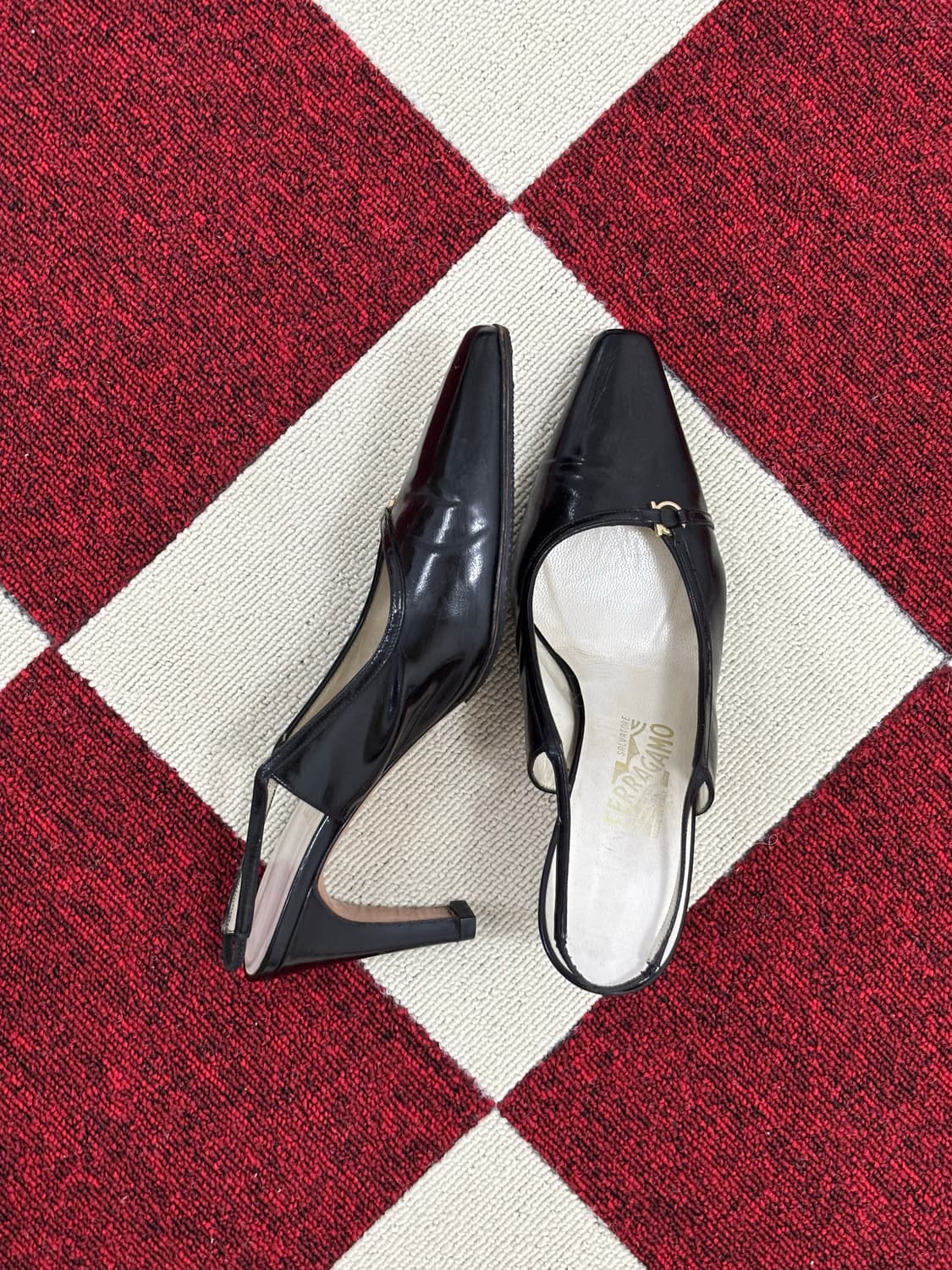 Ferragamo sling back pumps size 7.5 상품이미지2