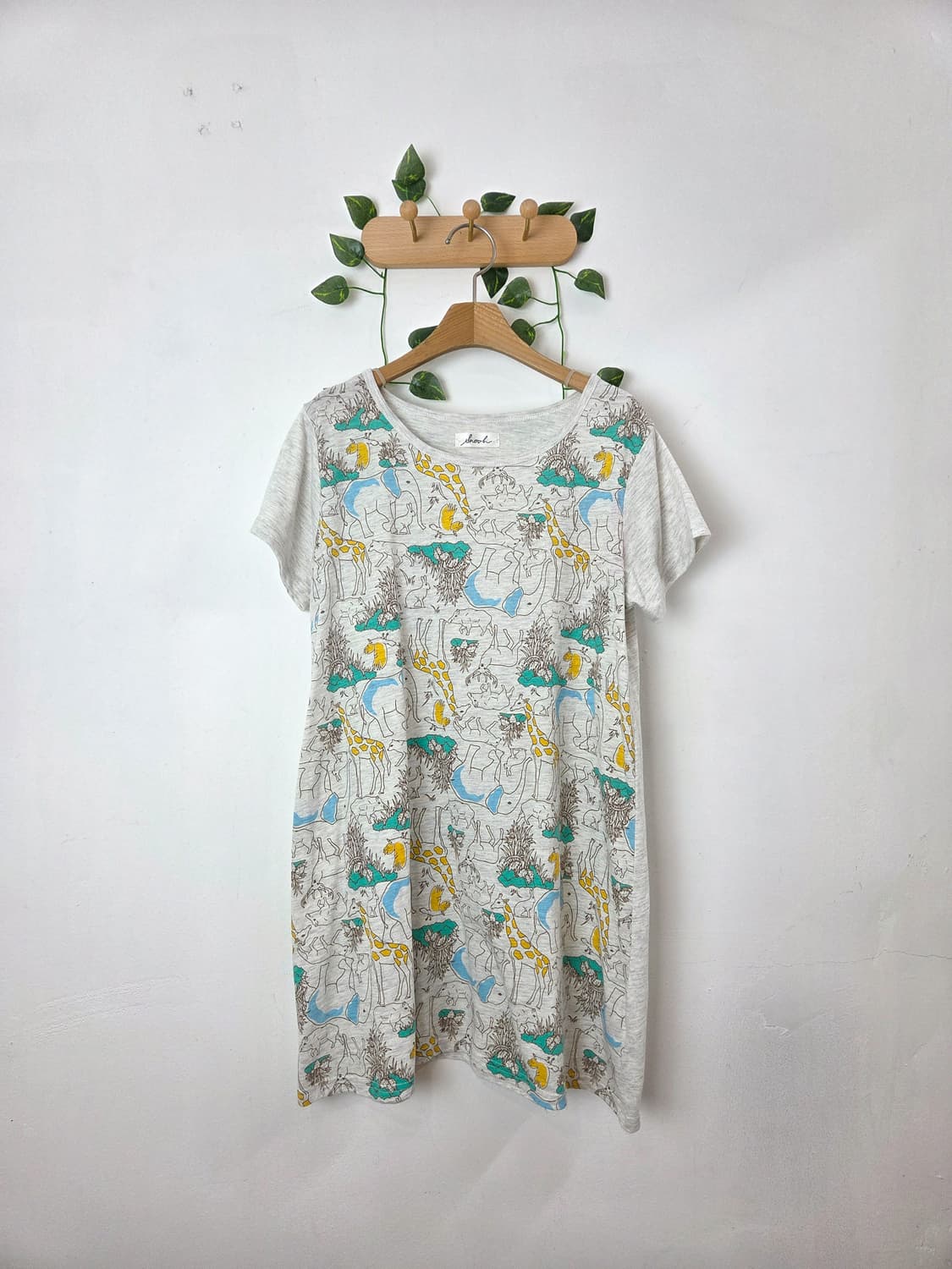 동물 가득 원피스 상품이미지1