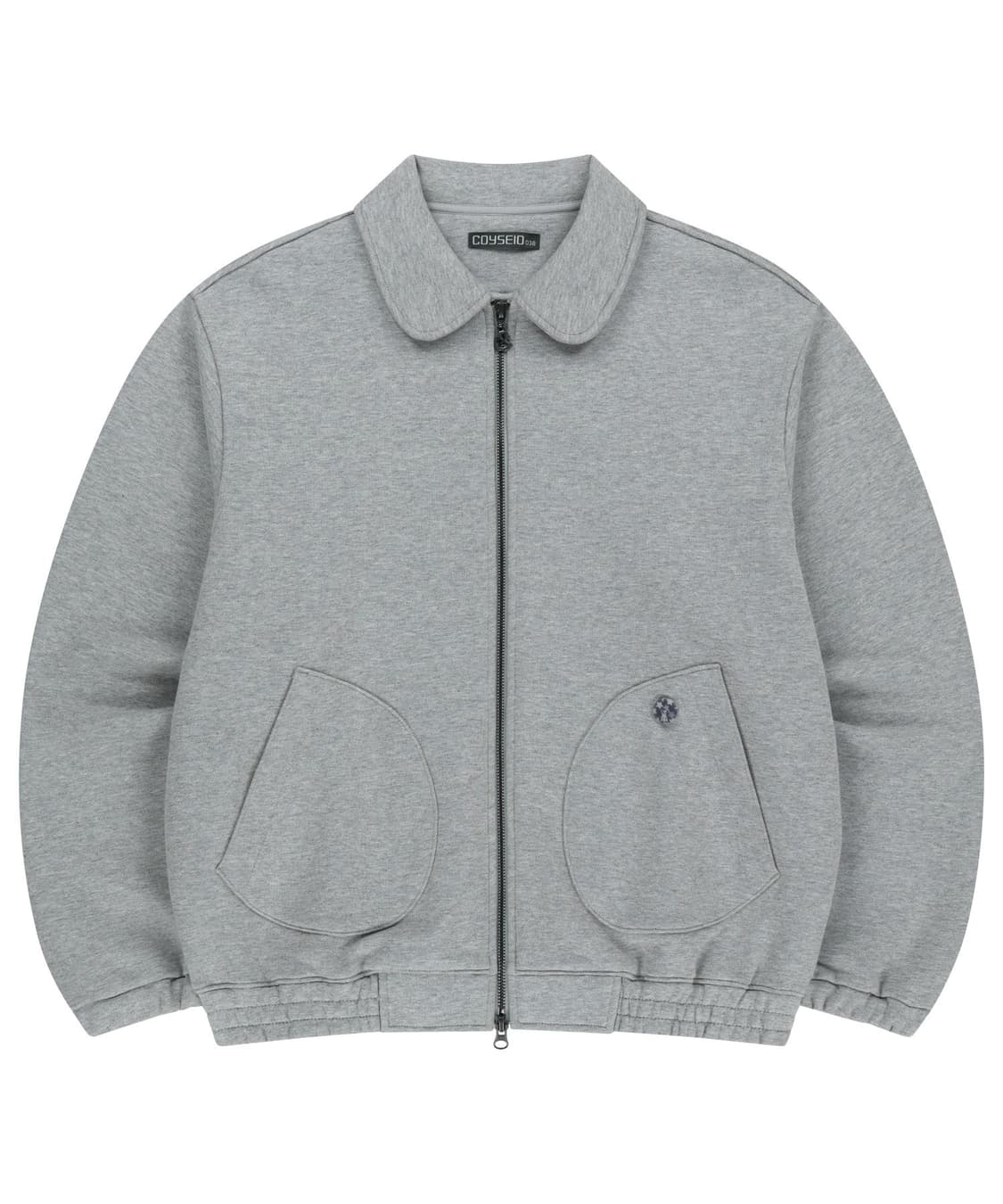 코이세이오 038 라운드 트랙 집업 멜란지 상품이미지1