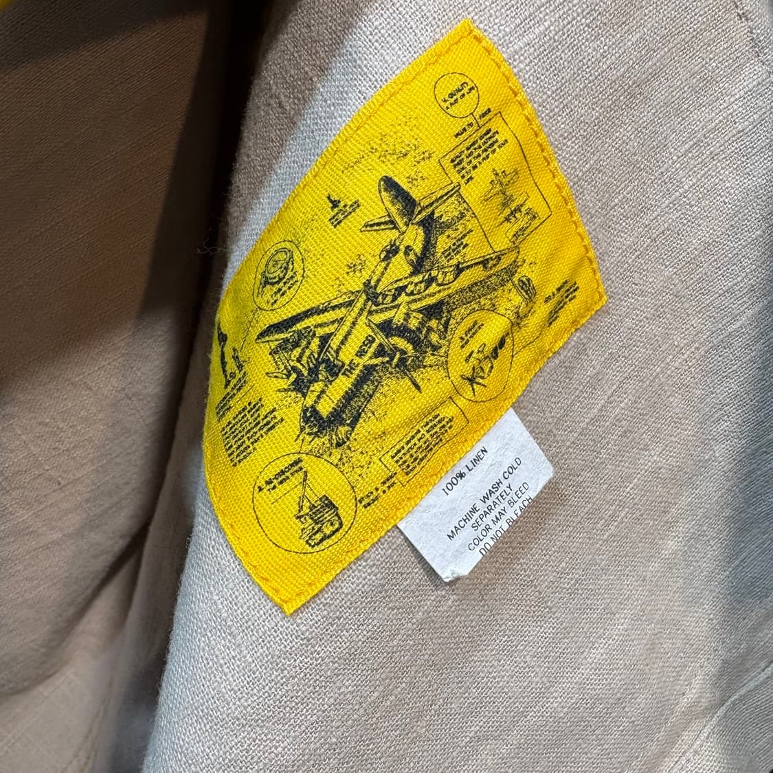 [M] THE RESQ 더 레스큐 린넨 사파리 자켓 상품이미지7