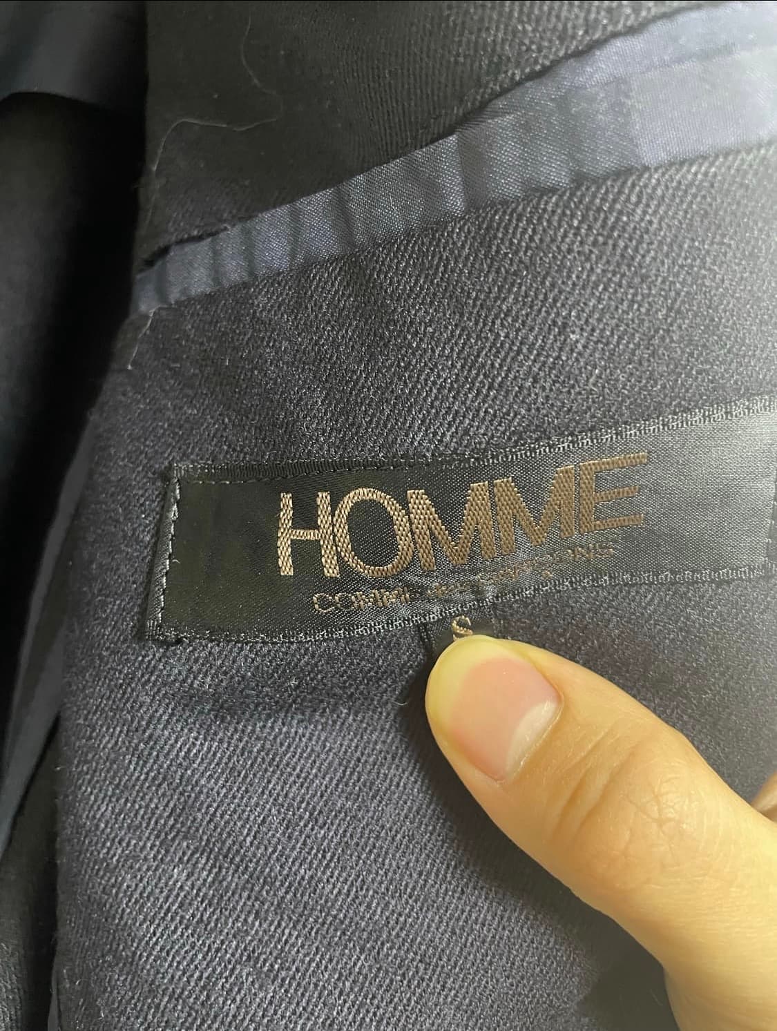 꼼데가르송 옴므 울 블레이저 자켓 상품이미지4